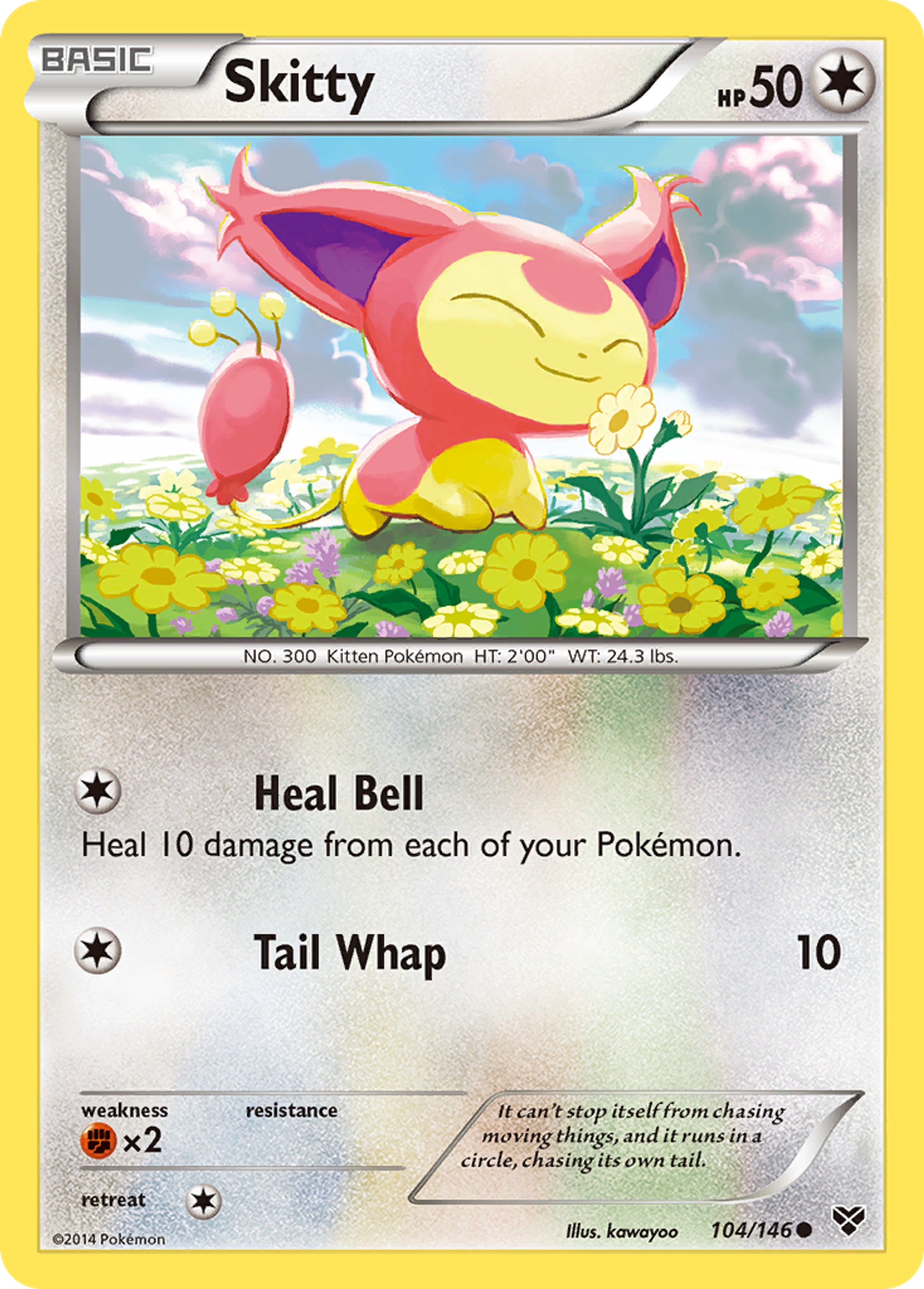 Skitty — XY Base Set — Pokemon