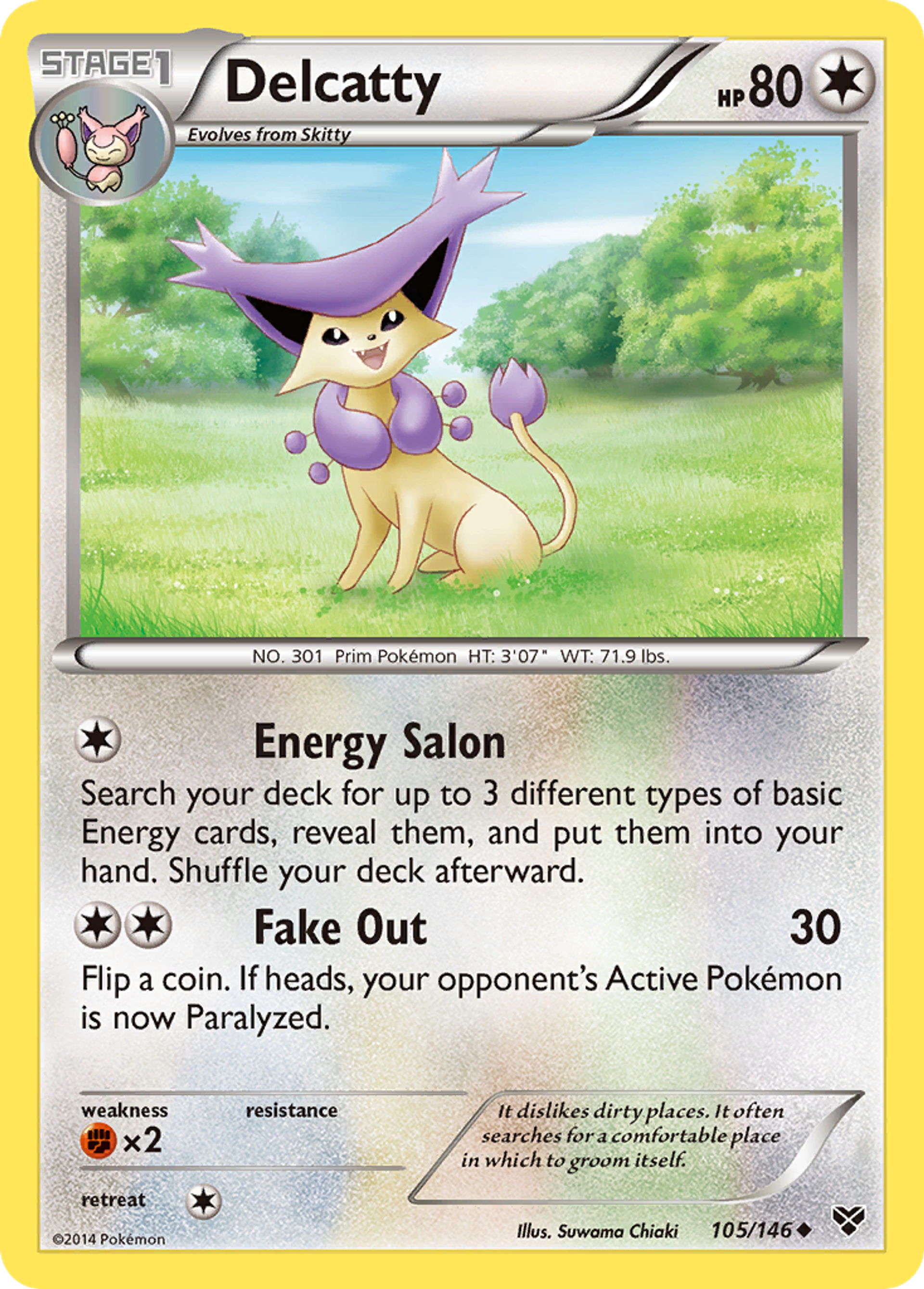 Delcatty — XY Base Set — Pokemon