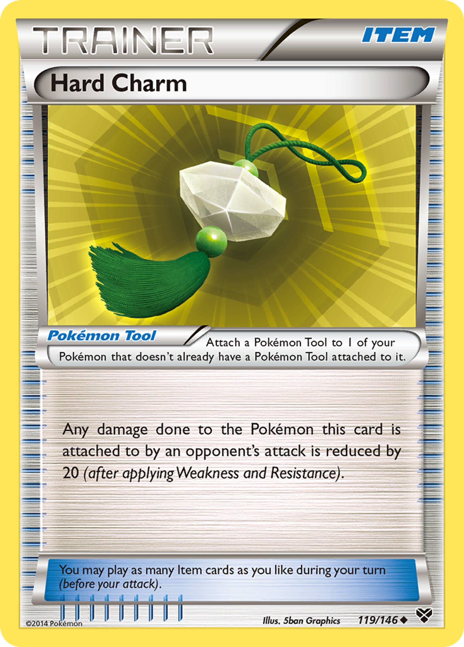 Grigri Protecteur — XY Base Set — Pokemon