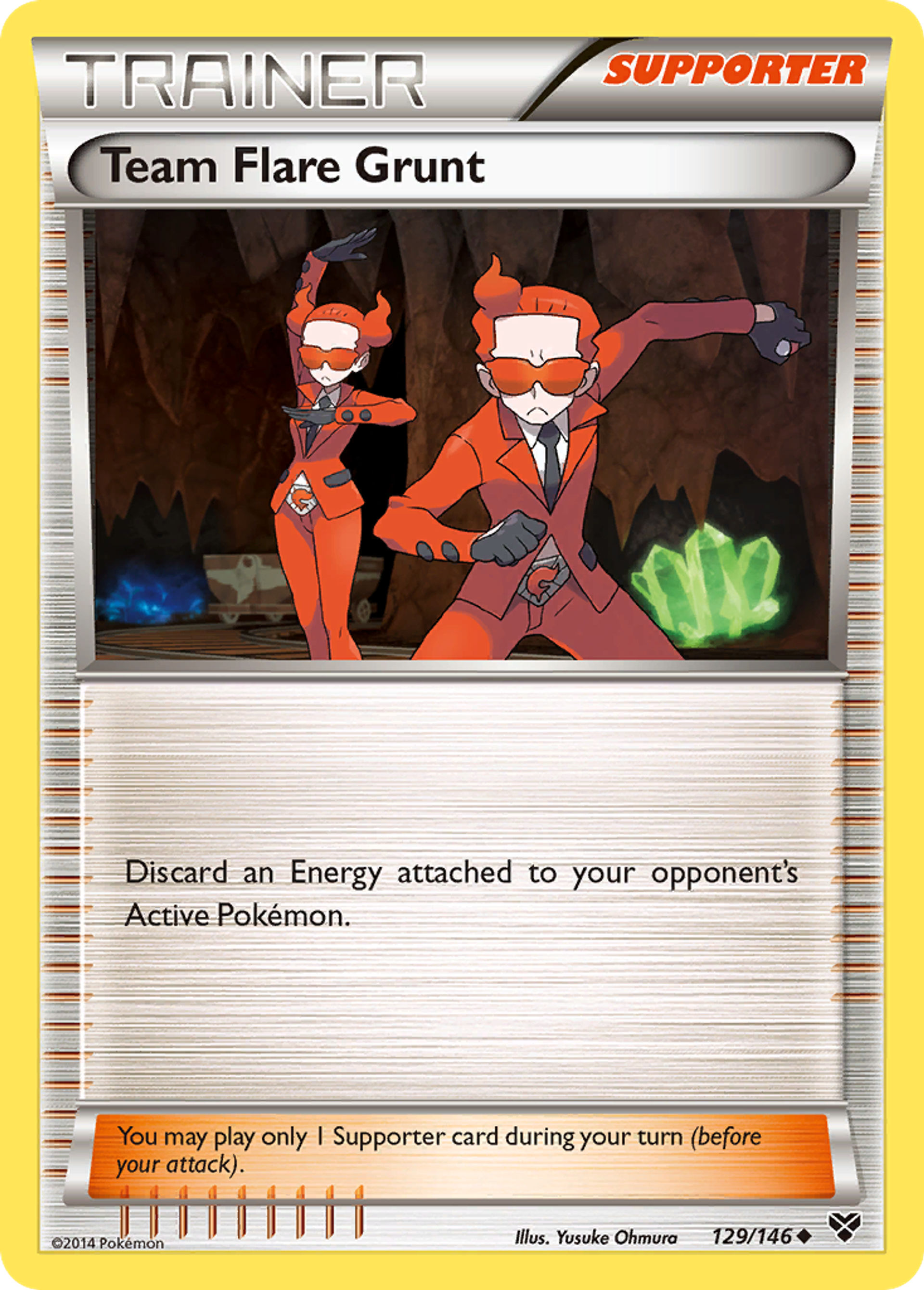 Sbire de la Team Flare — XY Base Set — Pokemon