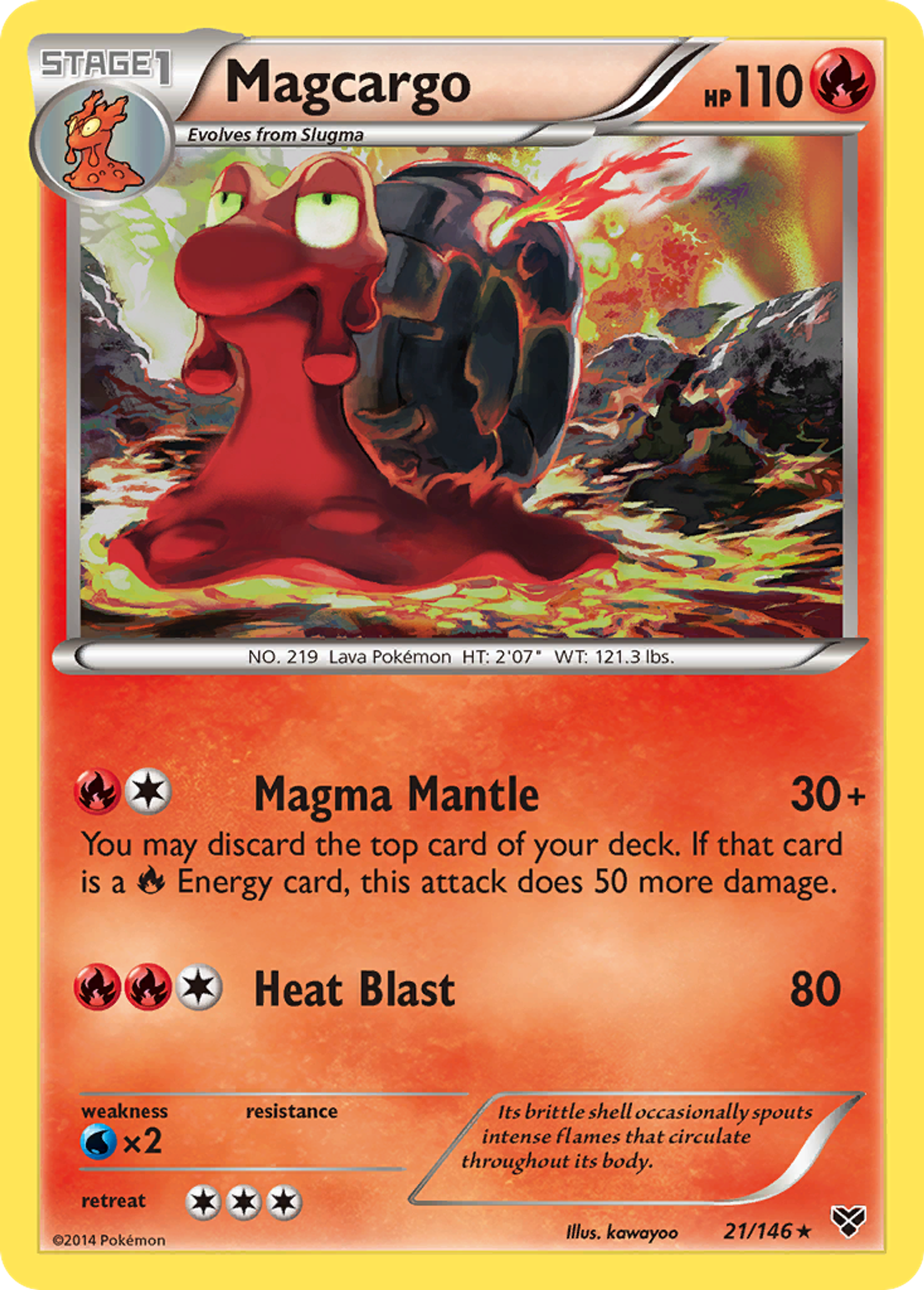 Magcargo — XY Base Set — Pokémon