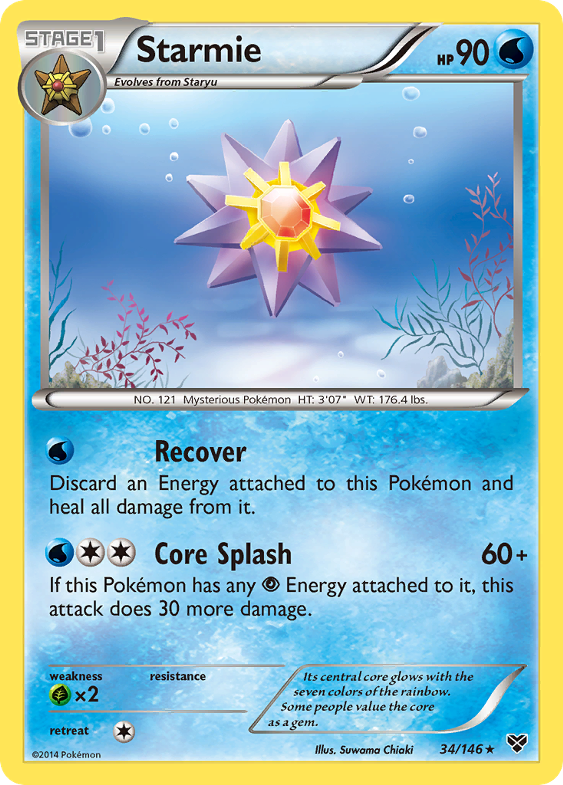 Starmie — XY Base Set — Pokemon