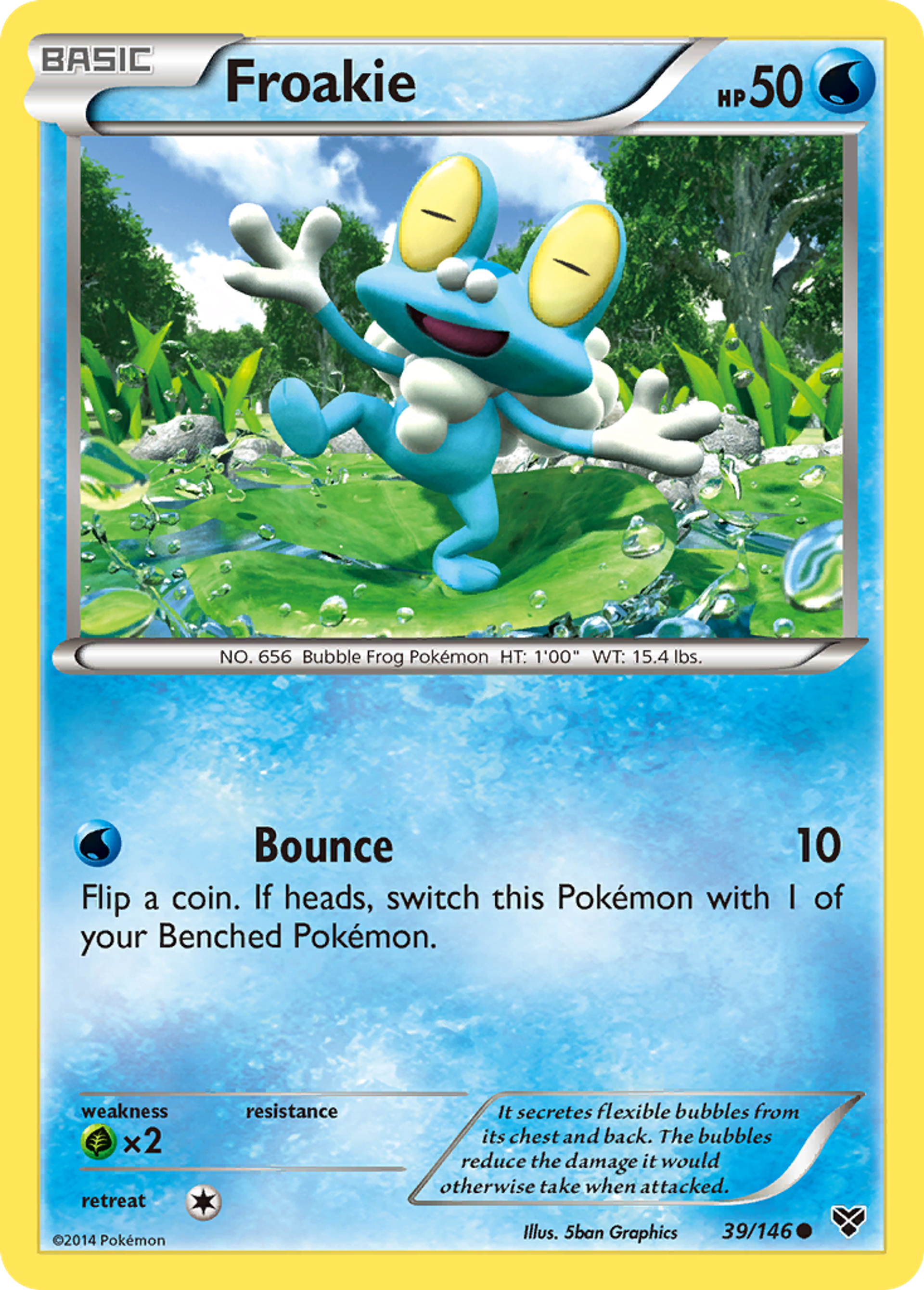 Froakie — XY Base Set — Pokemon