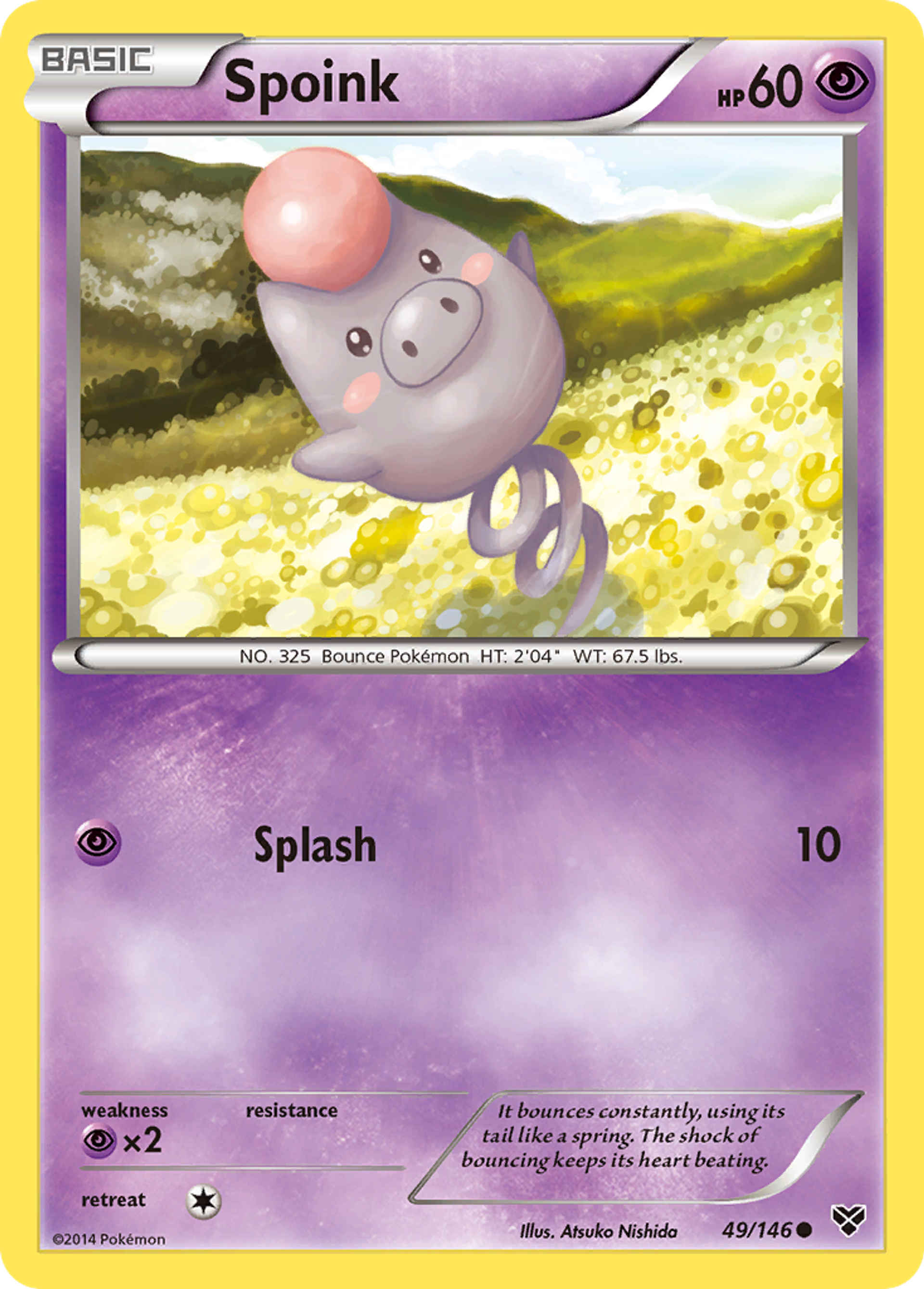 Spoink — XY Base Set — Pokemon