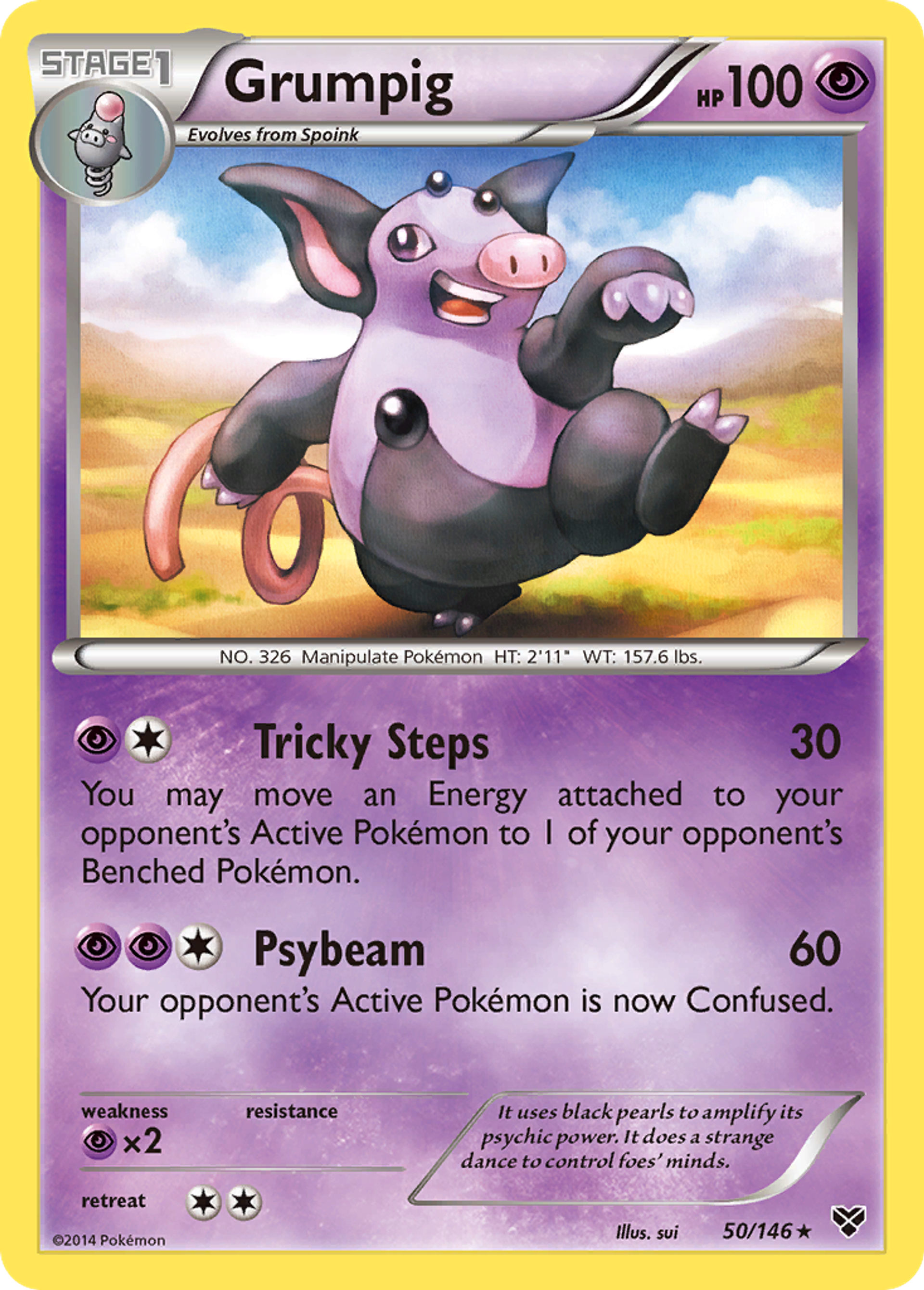 Grumpig — XY Base Set — Pokemon