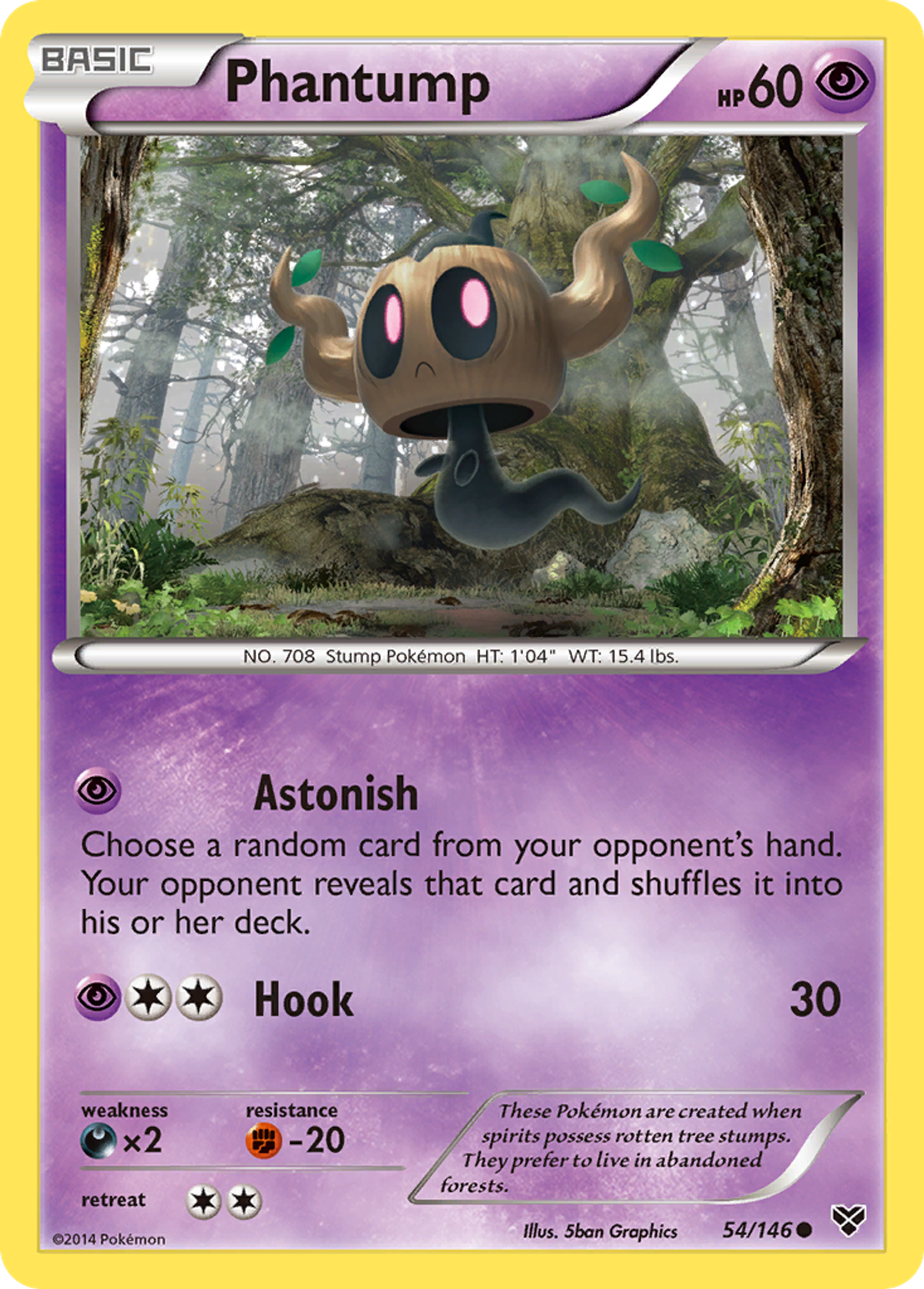 Phantump — XY Base Set — Pokemon