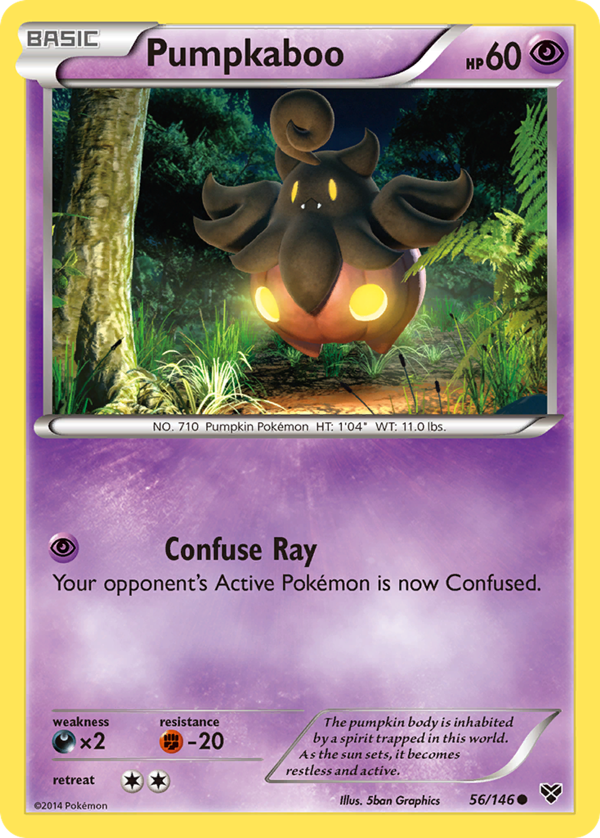 Pumpkaboo — XY Base Set — Pokemon