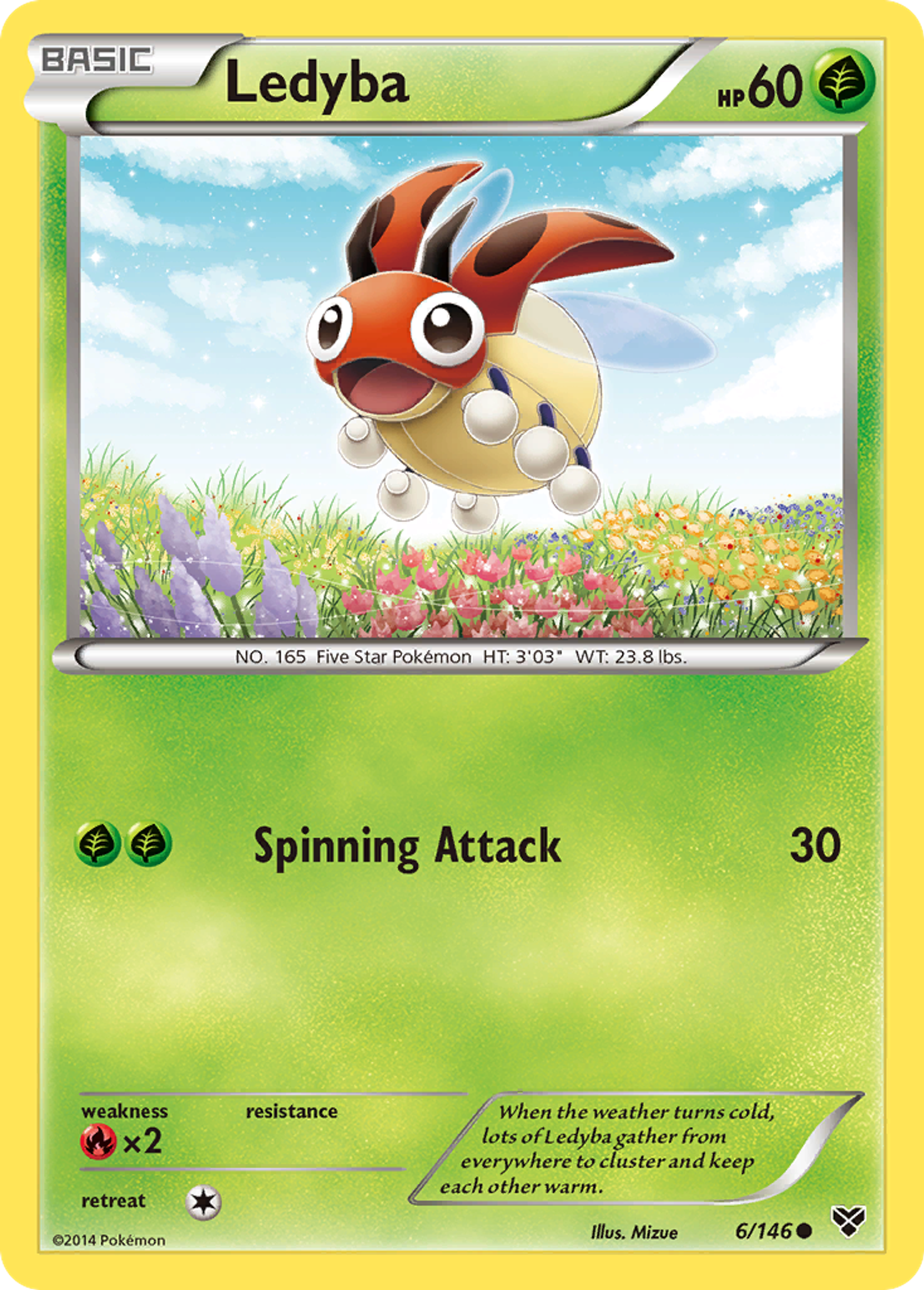 Ledyba — XY Base Set — Pokemon