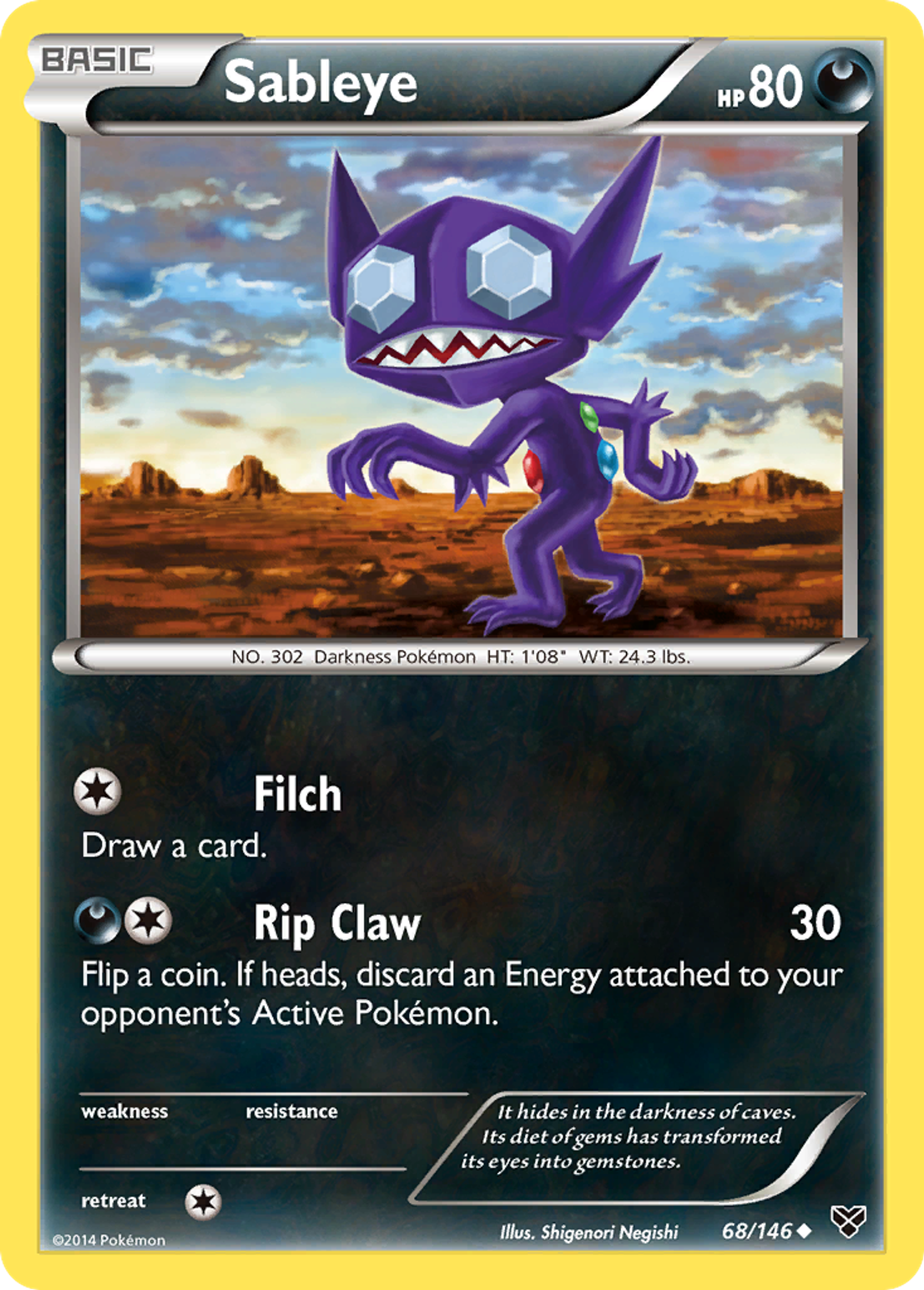 Sableye — XY Base Set — Pokemon