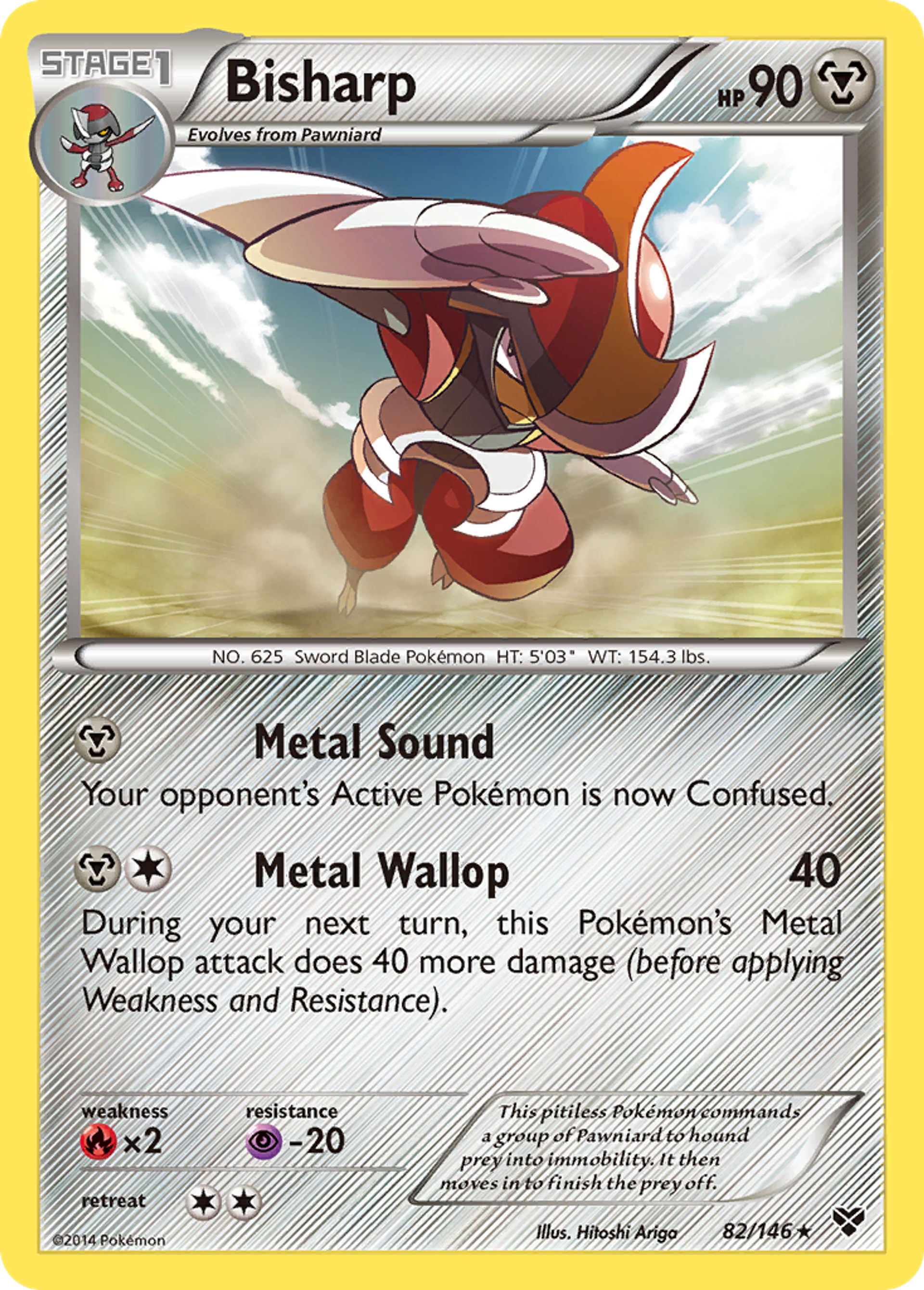 Bisharp — XY Base Set — Pokemon