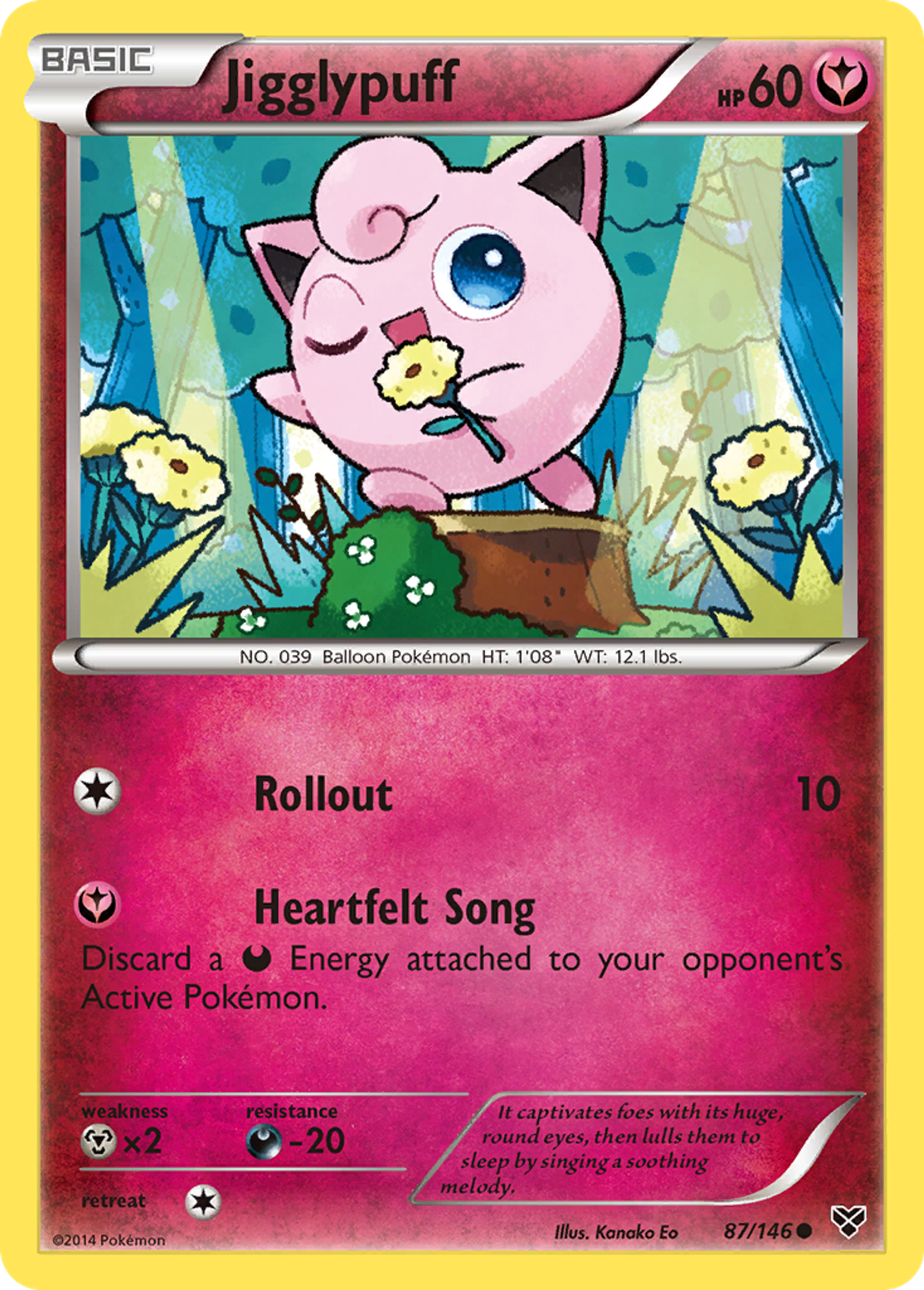 Jigglypuff — XY Base Set — Pokémon