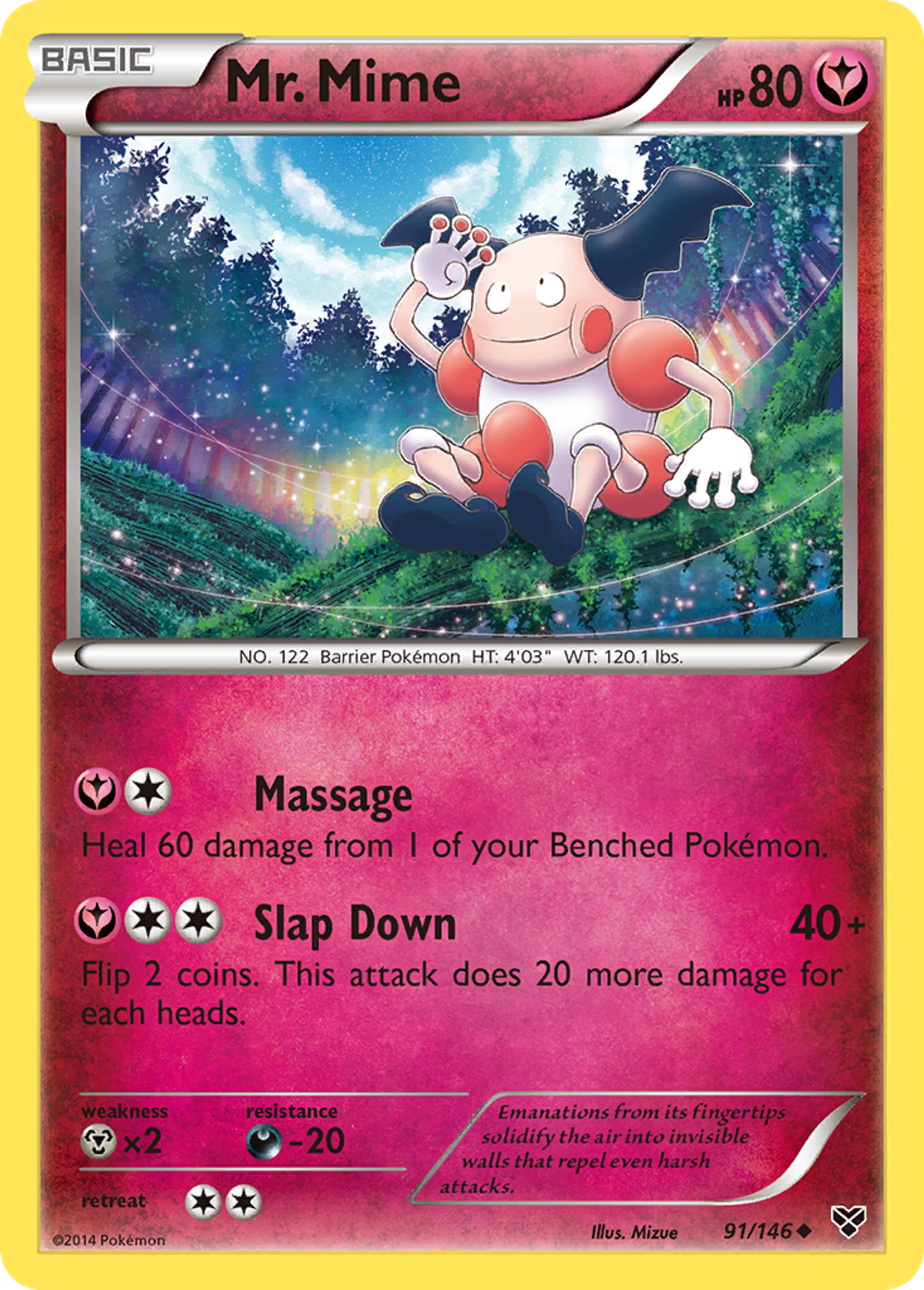 Mr. Mime — XY Base Set — Pokemon
