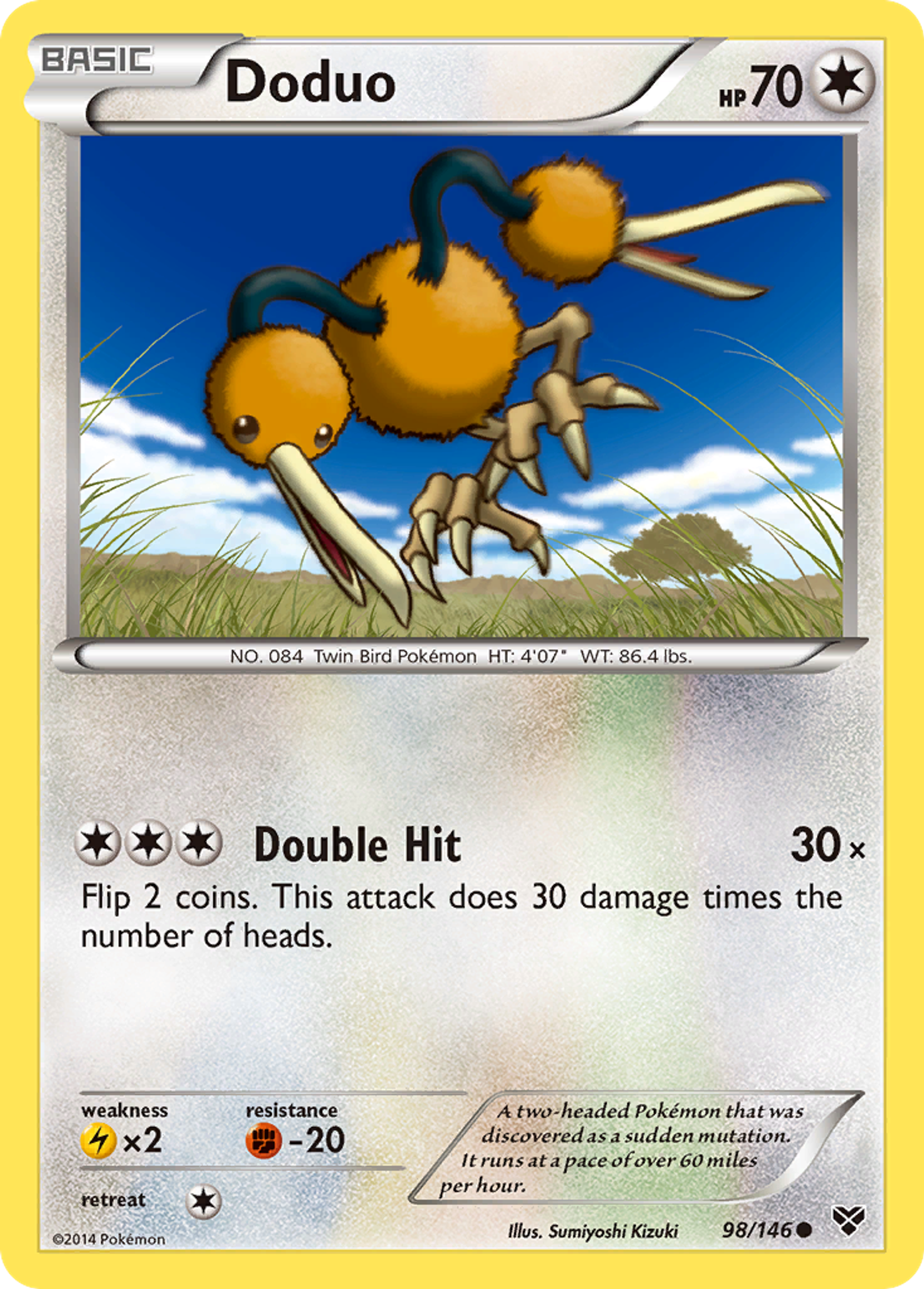 Doduo — XY Base Set — Pokemon