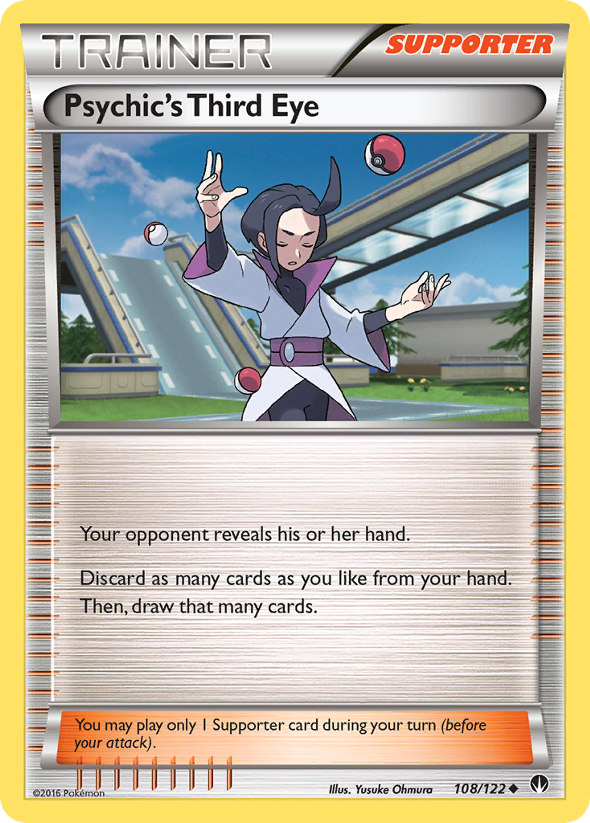 Troisième Œil du Kinésiste — XY - BREAKpoint — Pokemon