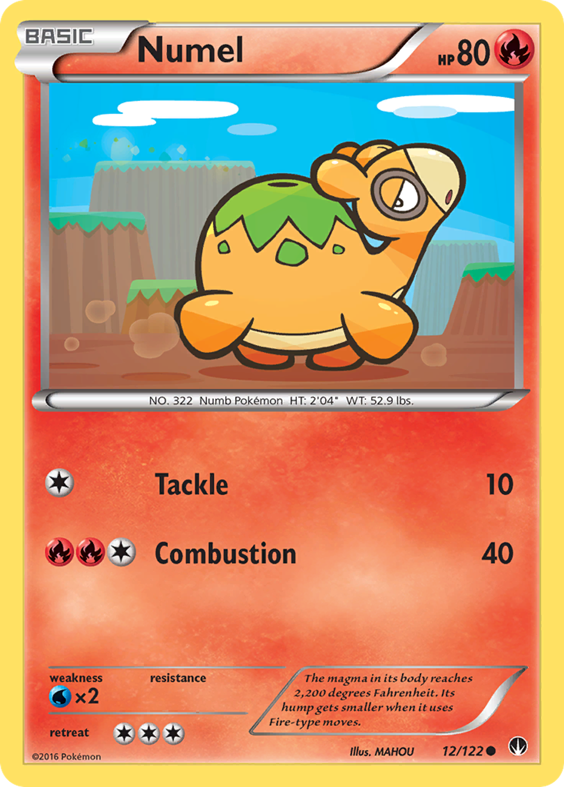 Numel — XY - BREAKpoint — Pokémon