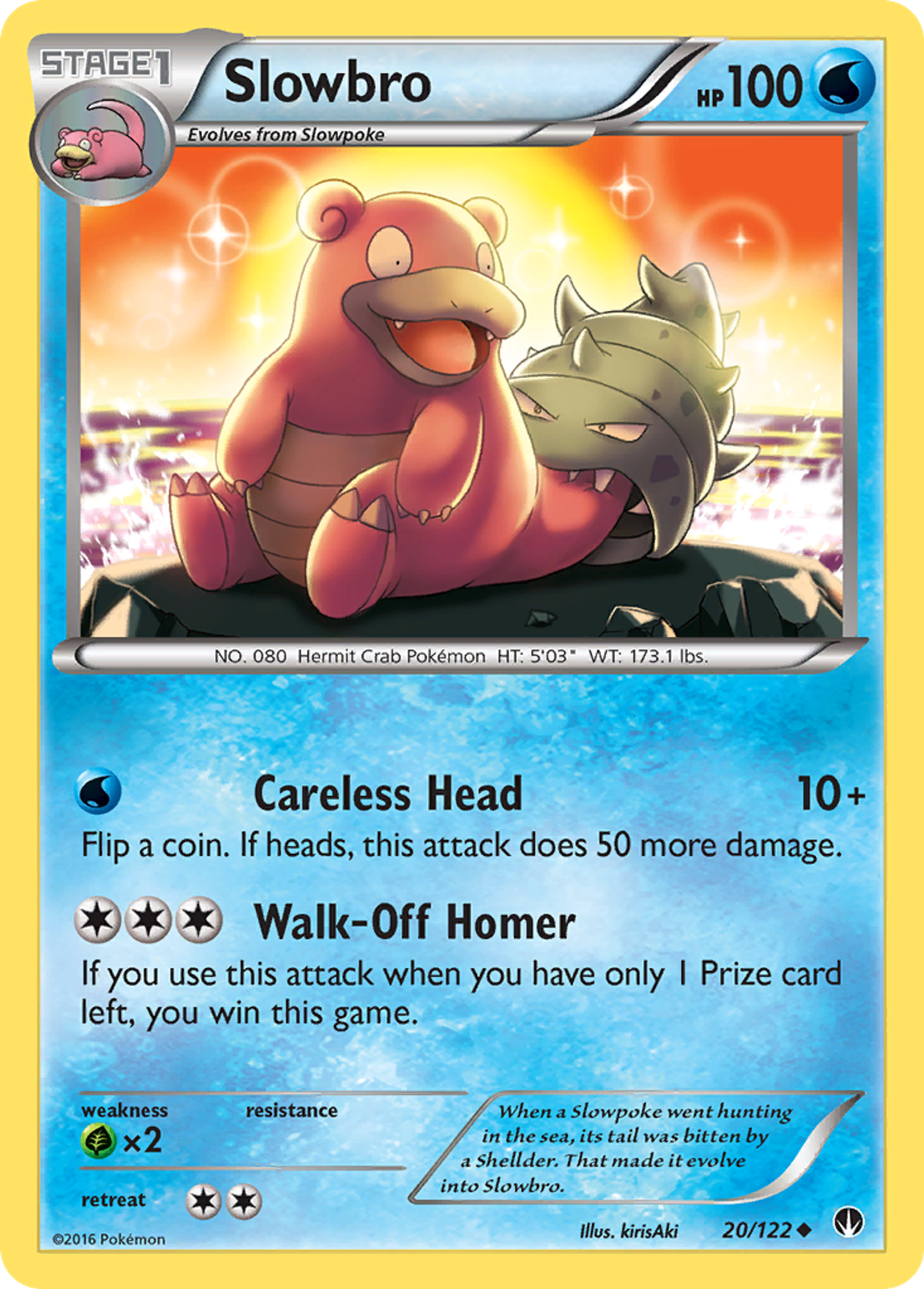 Slowbro — XY - BREAKpoint — Pokemon