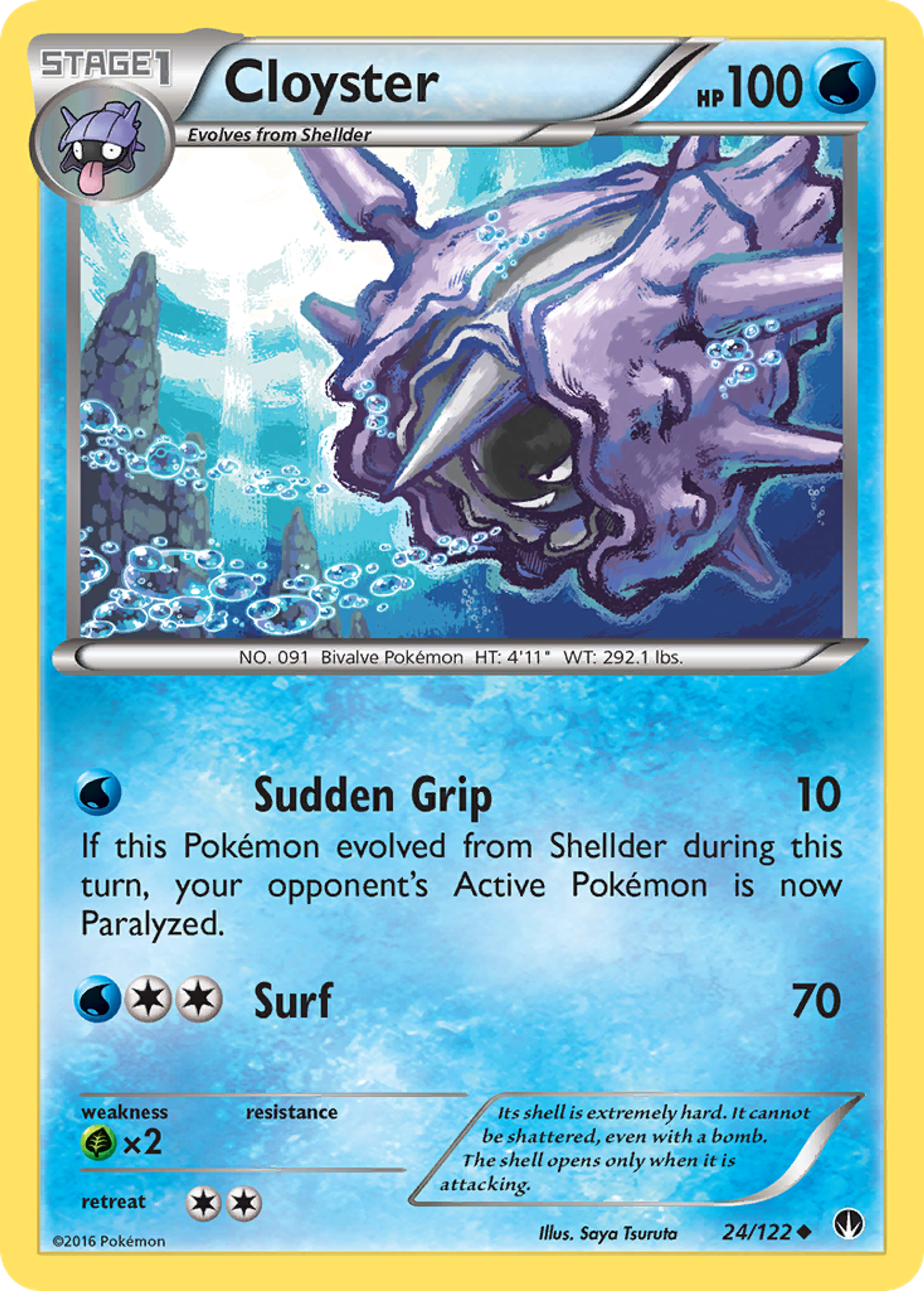 Cloyster — XY - BREAKpoint — Pokemon