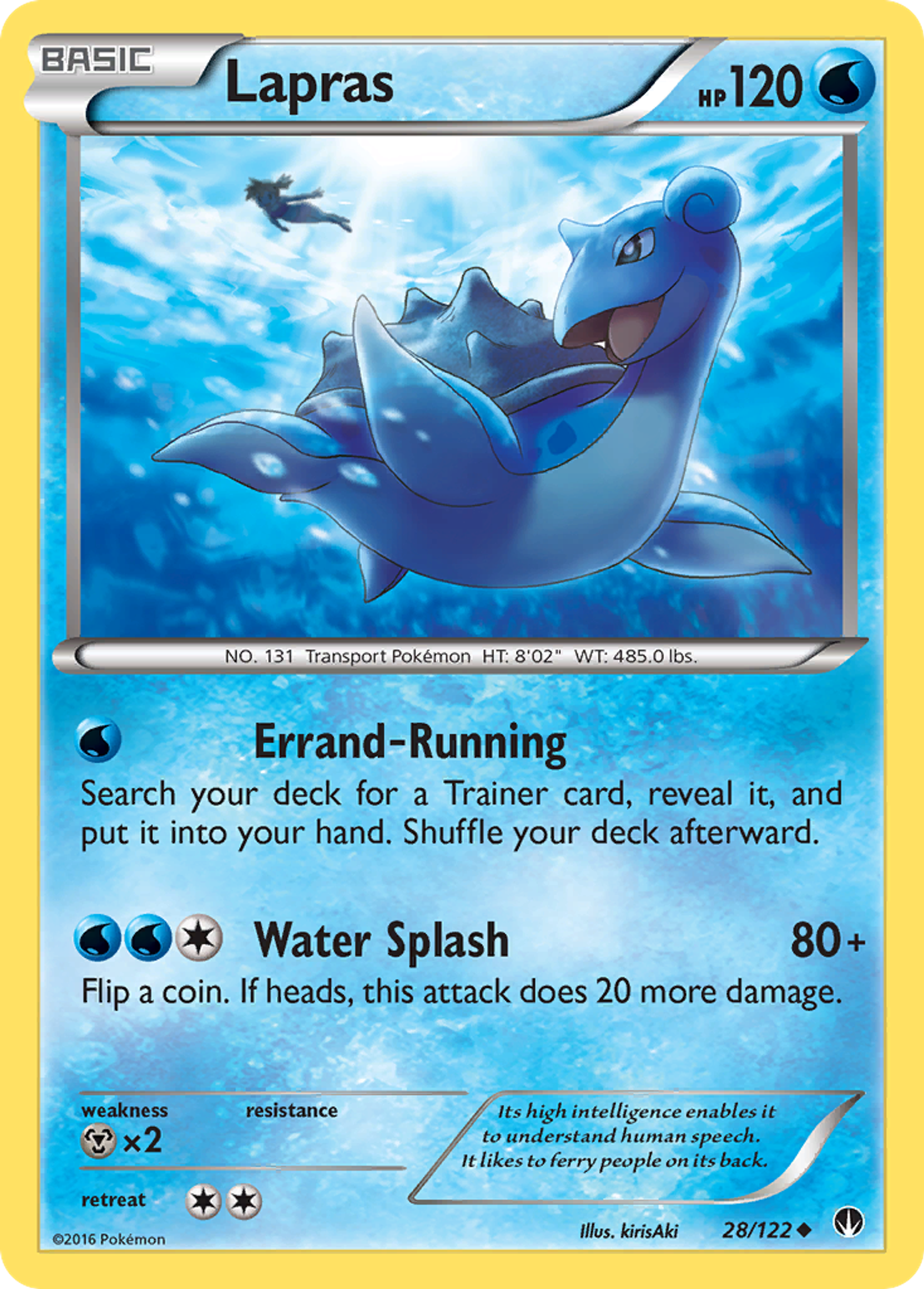 Lapras — XY - BREAKpoint — Pokemon