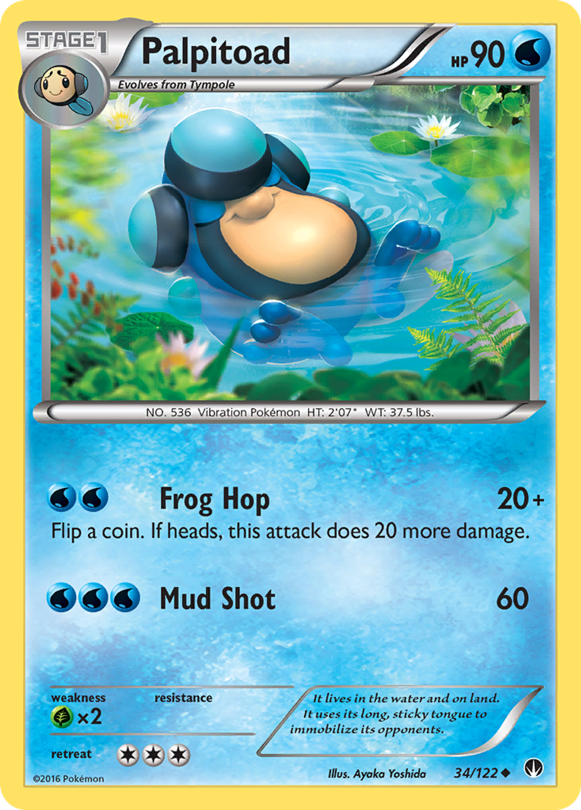 Palpitoad — XY - BREAKpoint — Pokemon
