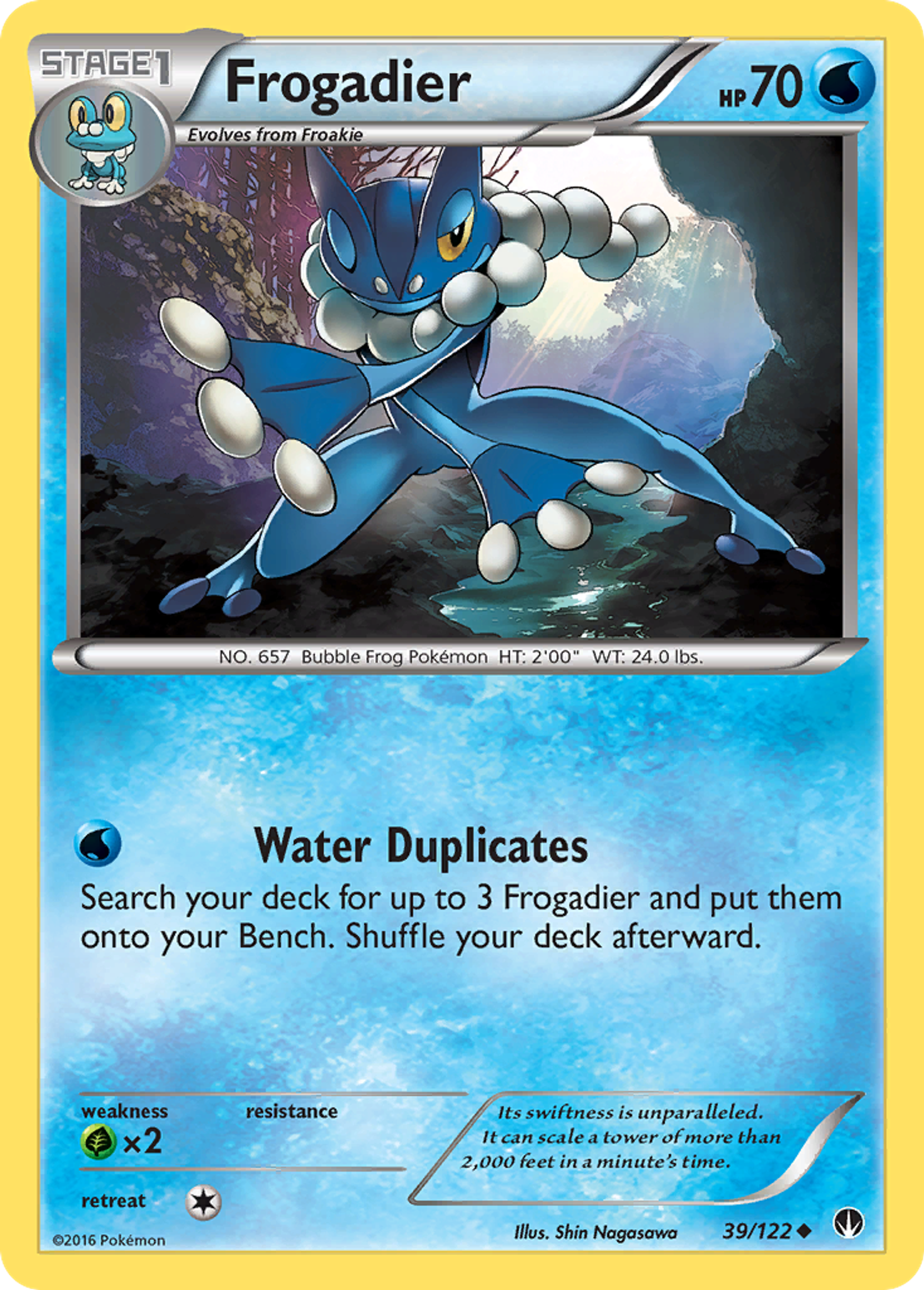 Frogadier — XY - BREAKpoint — Pokemon
