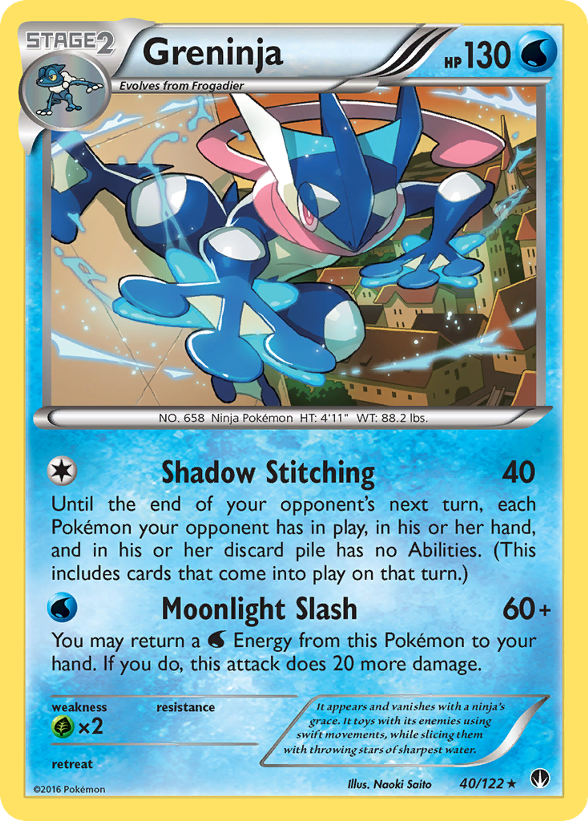 Greninja — XY - BREAKpoint — Pokemon
