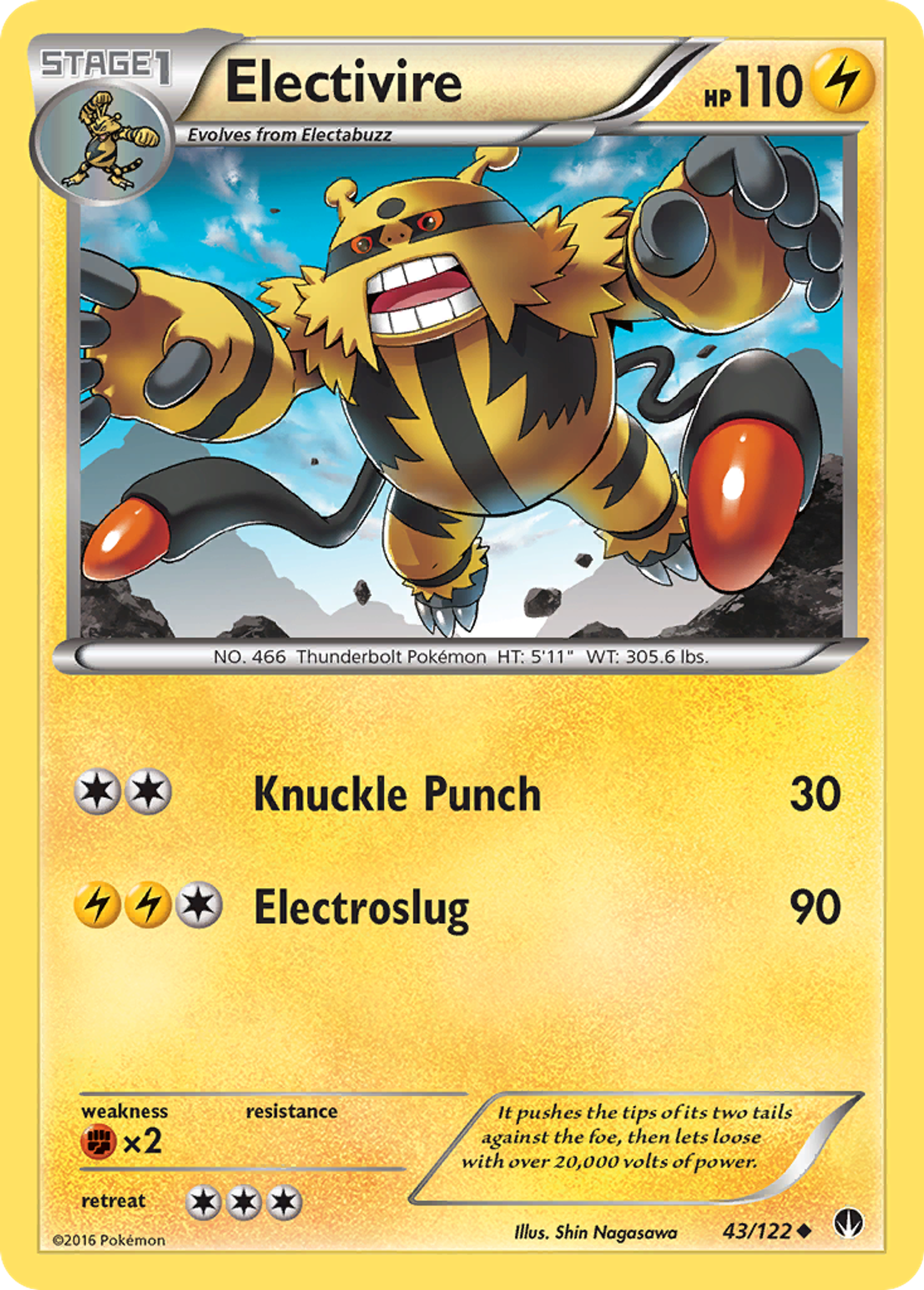 Electivire — XY - BREAKpoint — Pokemon