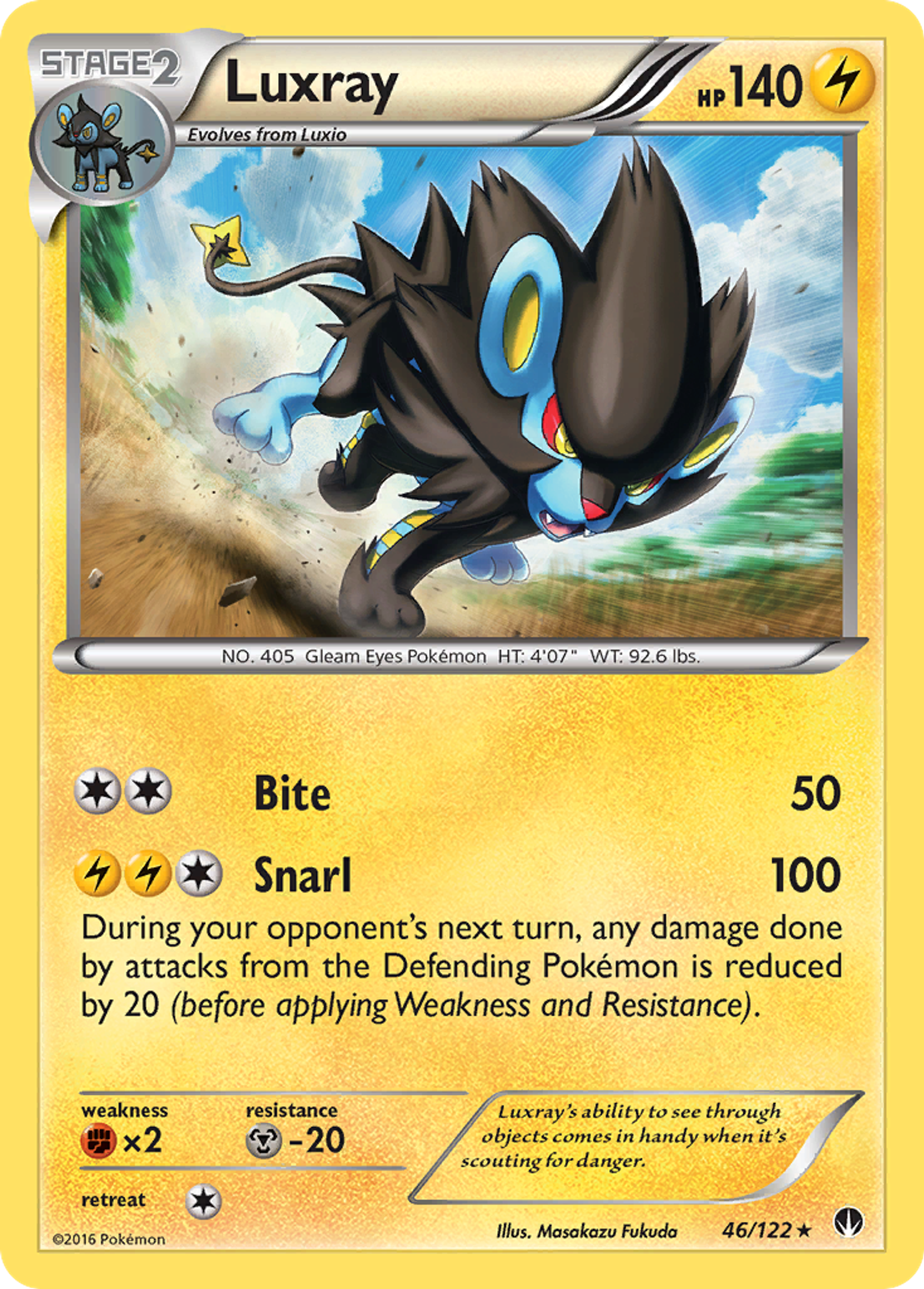 Luxray — XY - BREAKpoint — Pokemon