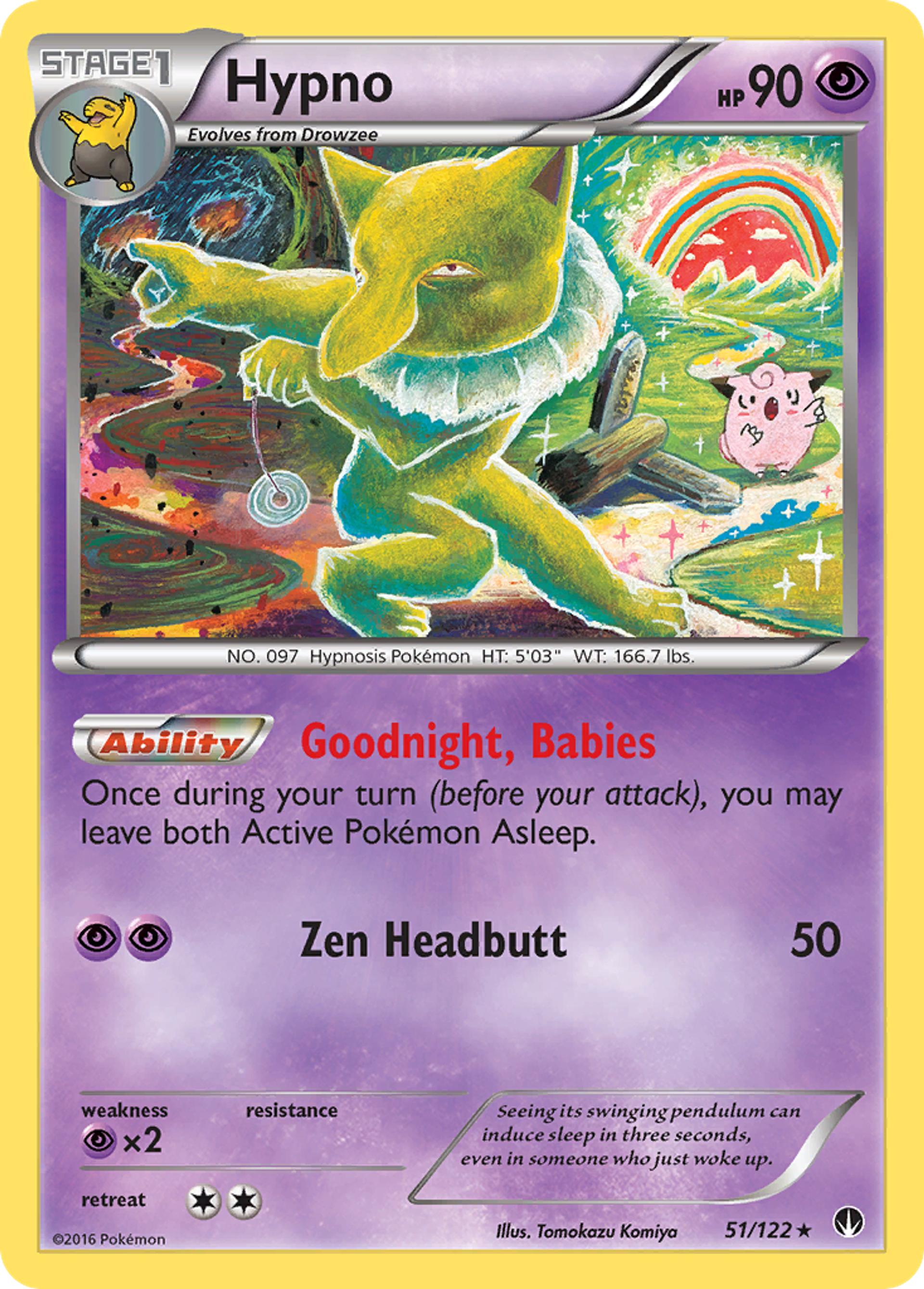 Hypno — XY - BREAKpoint — Pokémon