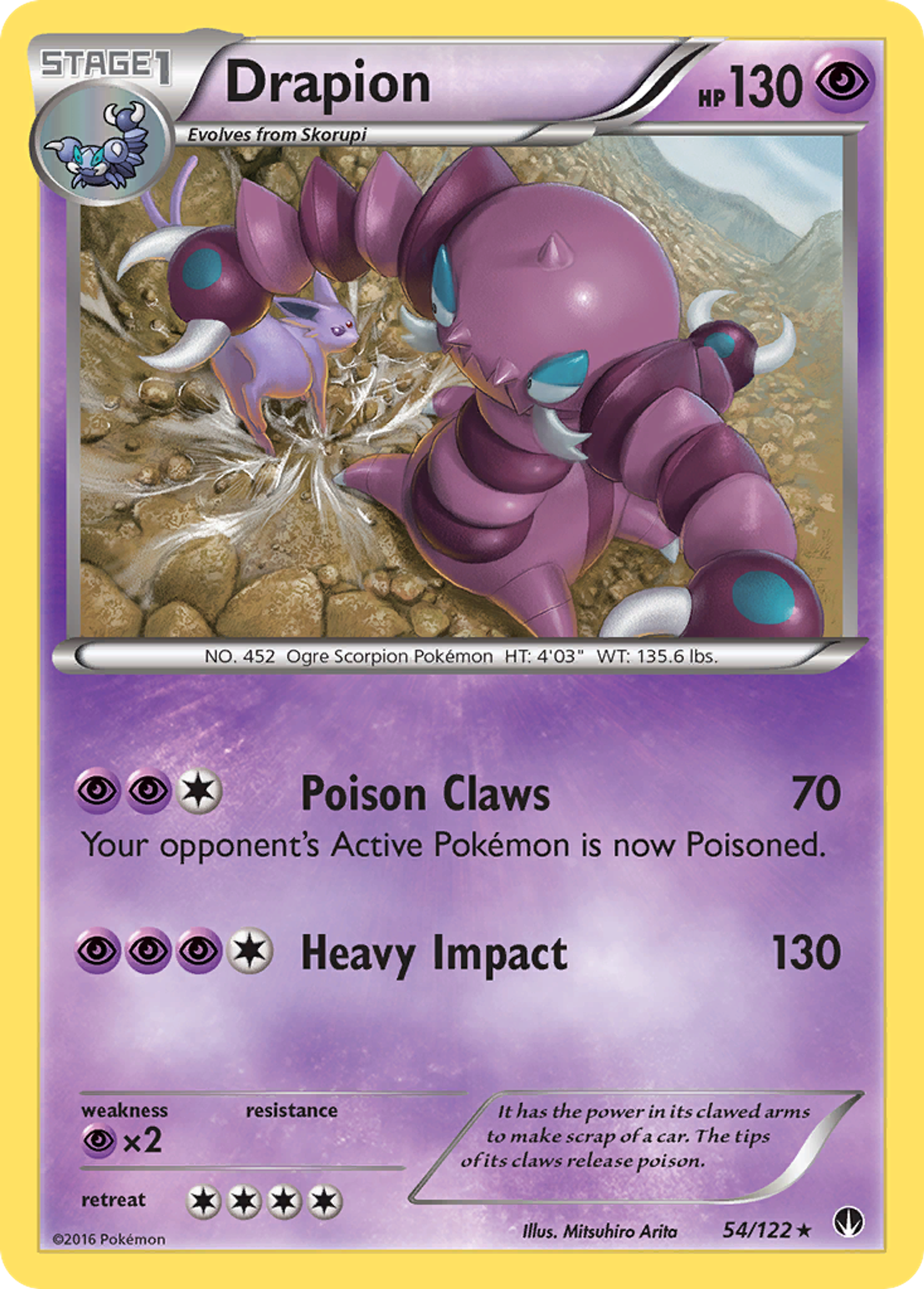 Drapion — XY - BREAKpoint — Pokemon