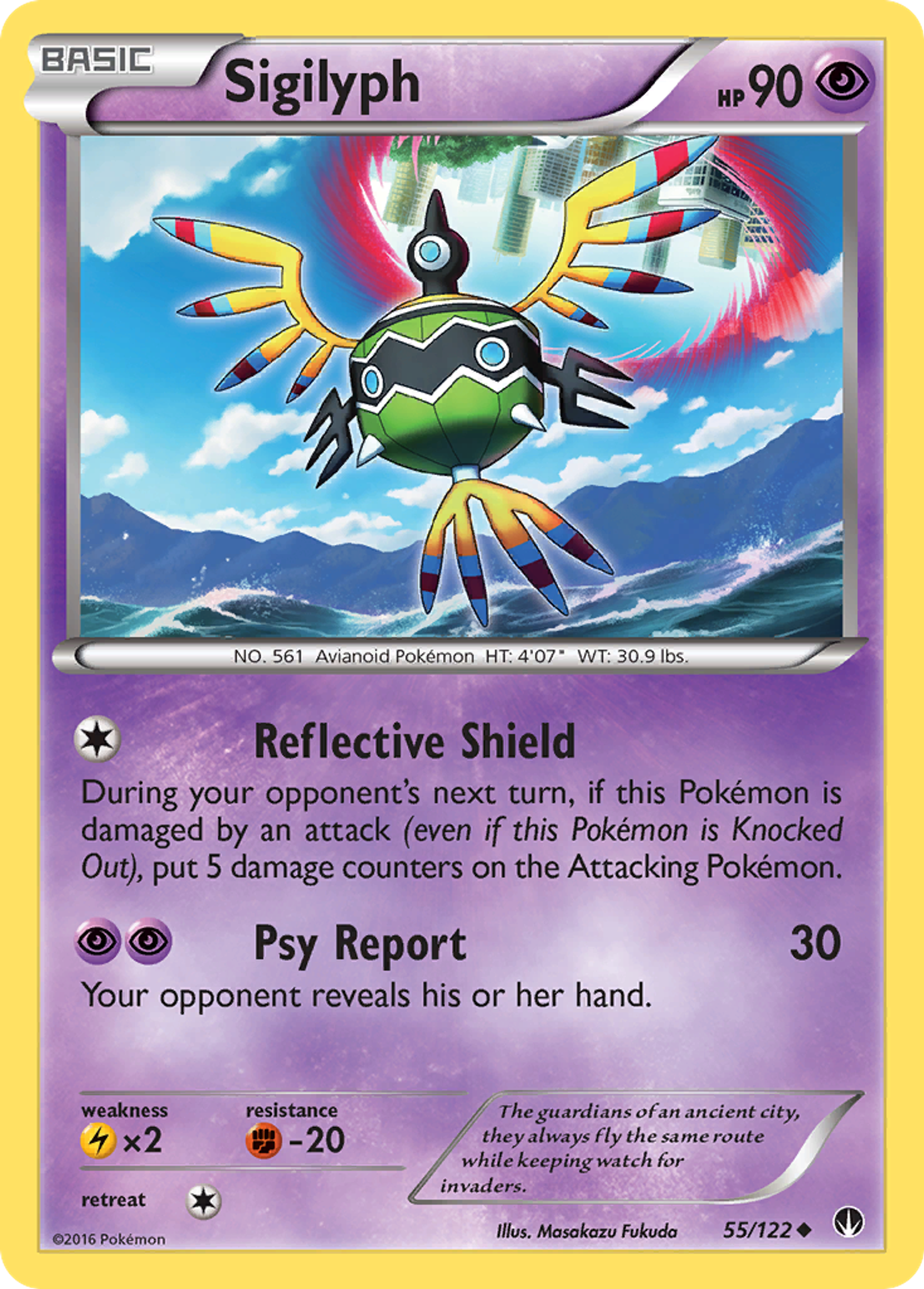 Sigilyph — XY - BREAKpoint — Pokemon
