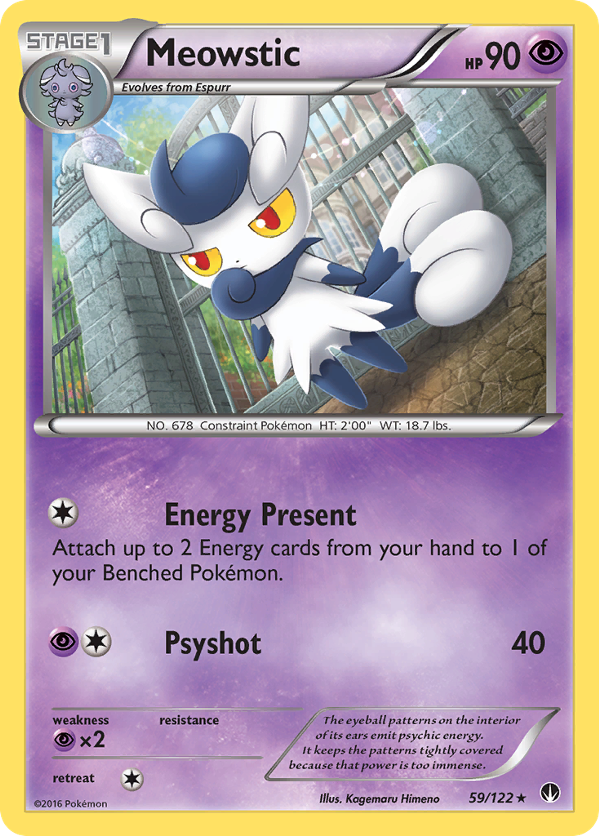 Meowstic — XY - BREAKpoint — Pokemon