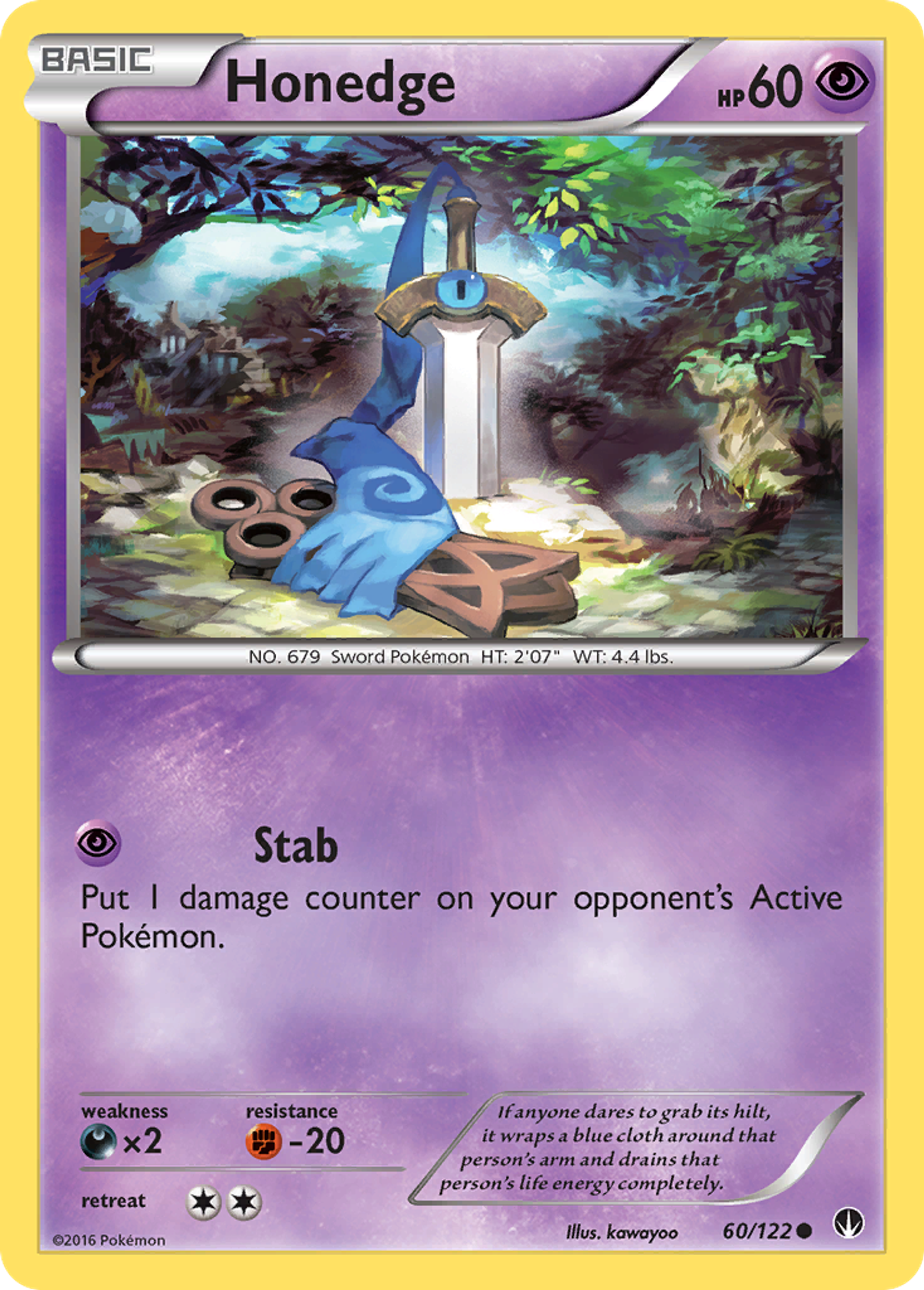 Honedge — XY - BREAKpoint — Pokemon