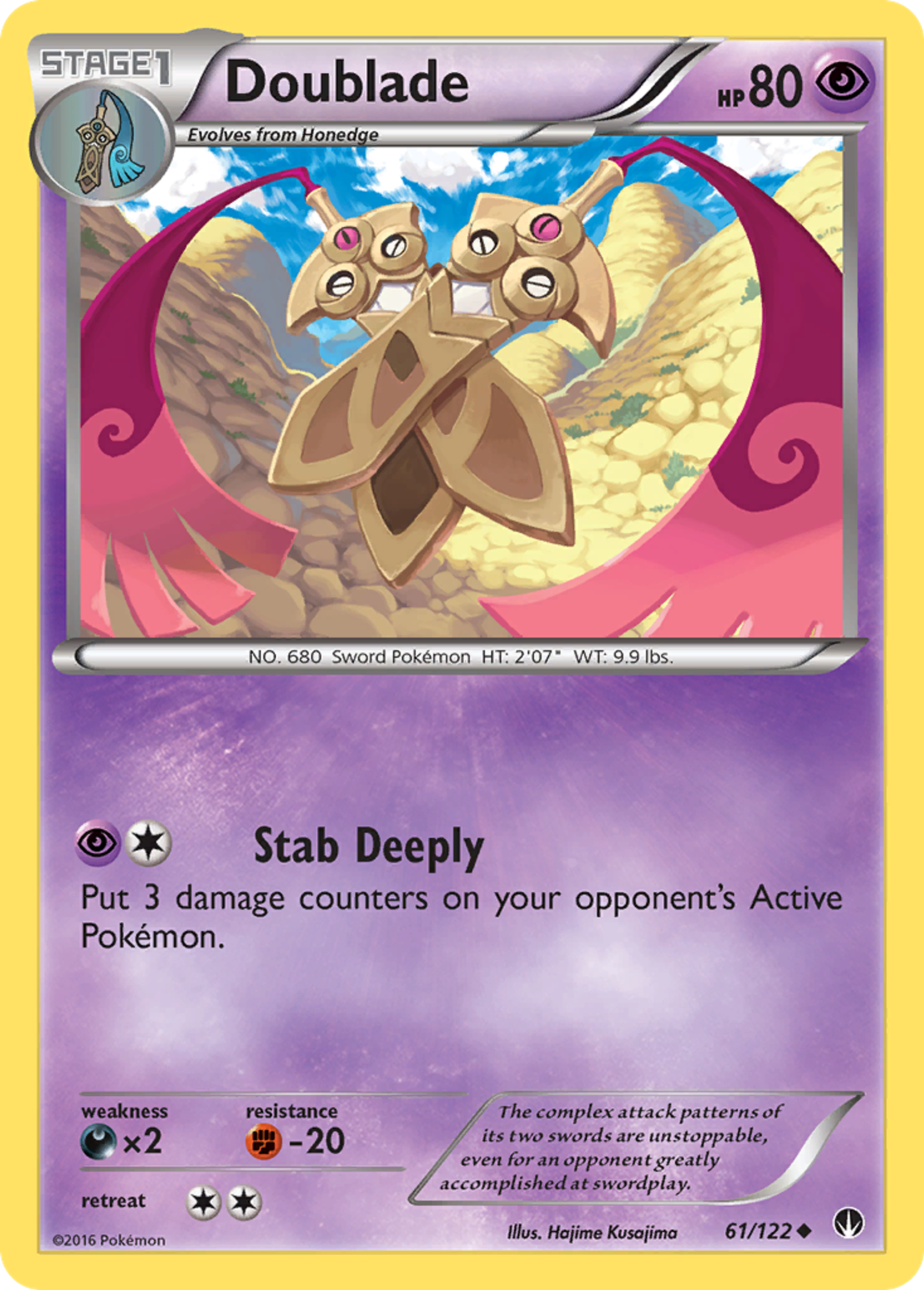 Doublade — XY - BREAKpoint — Pokemon