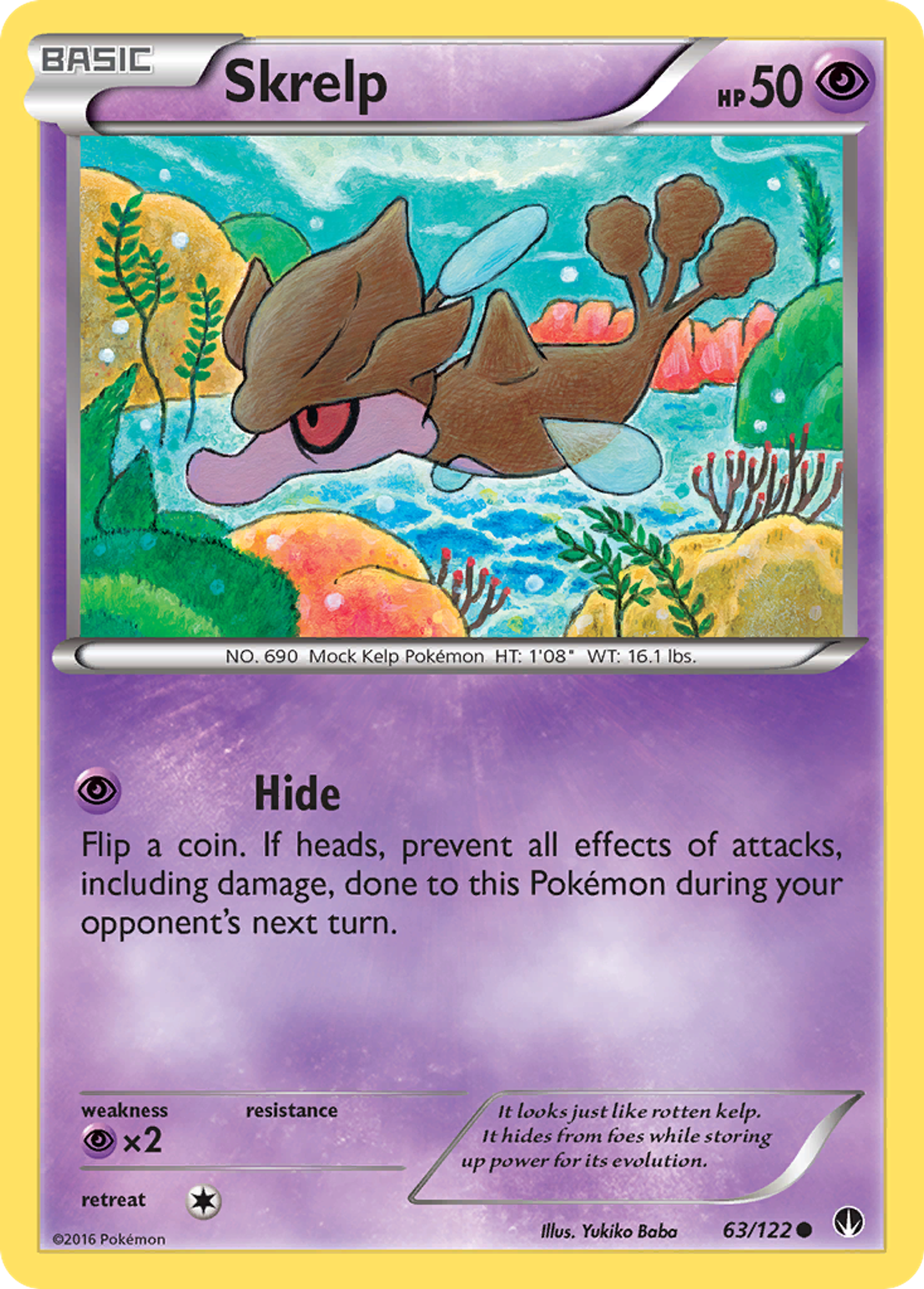 Skrelp — XY - BREAKpoint — Pokemon