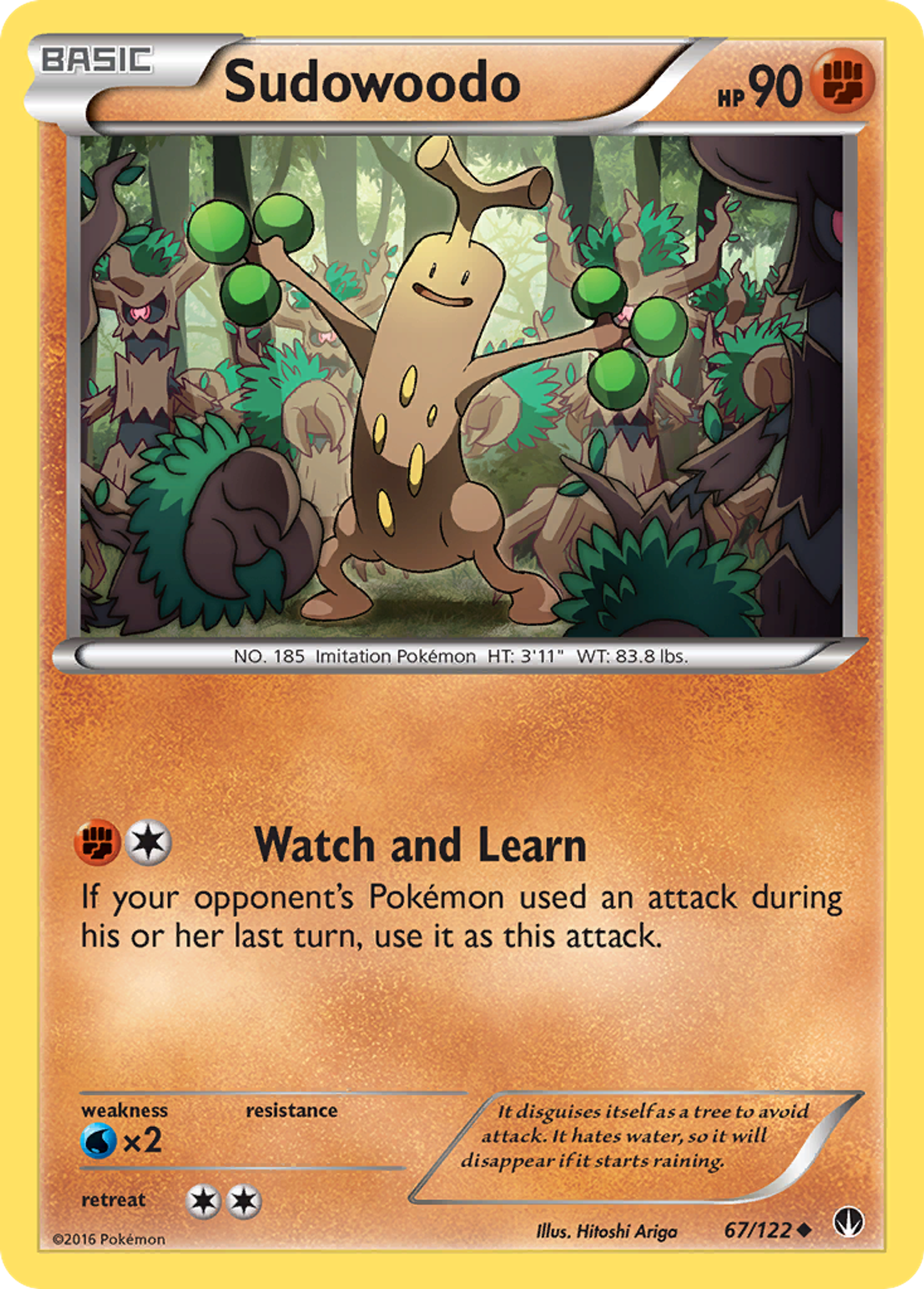 Sudowoodo — XY - BREAKpoint — Pokemon