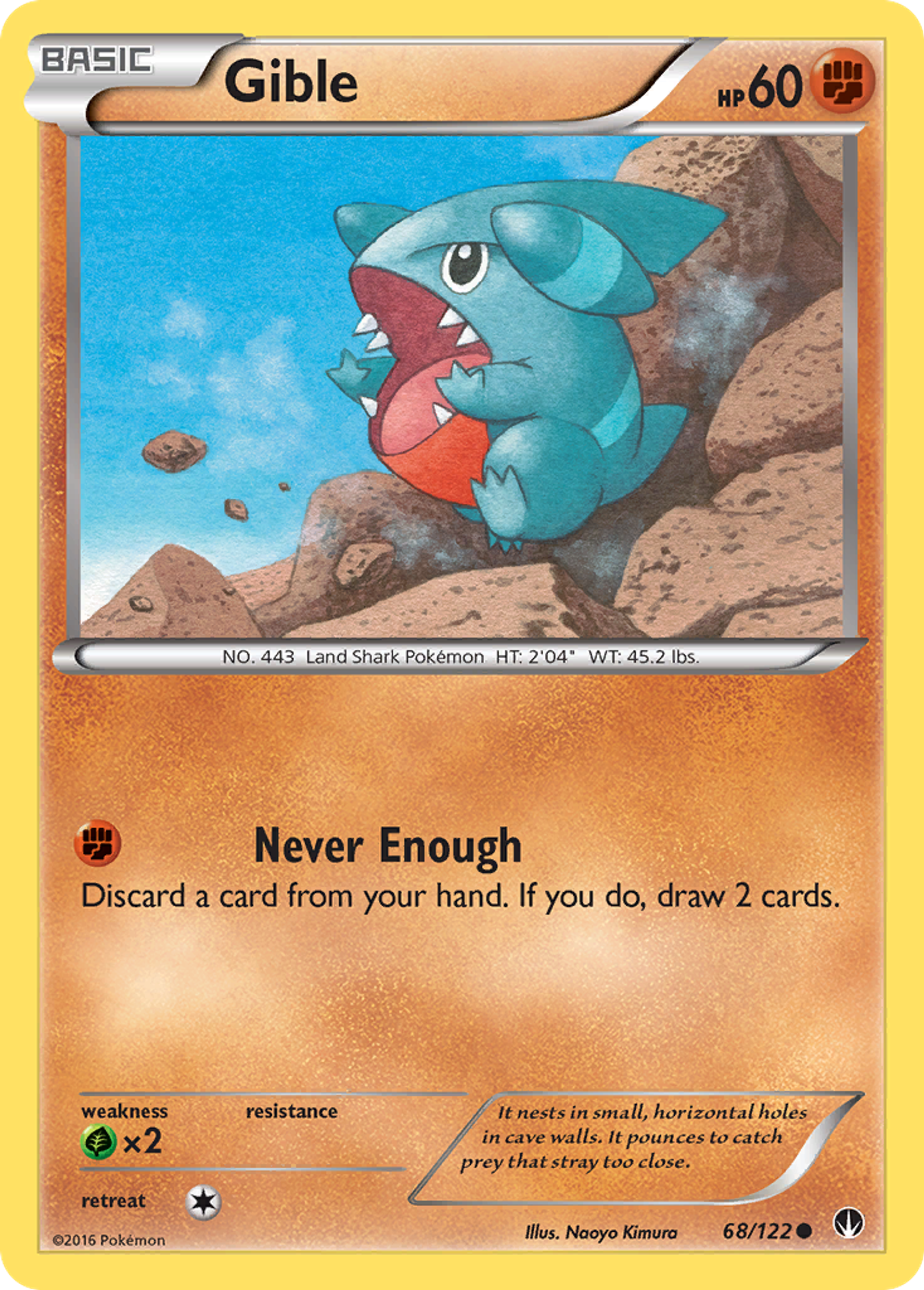 Gible — XY - BREAKpoint — Pokemon