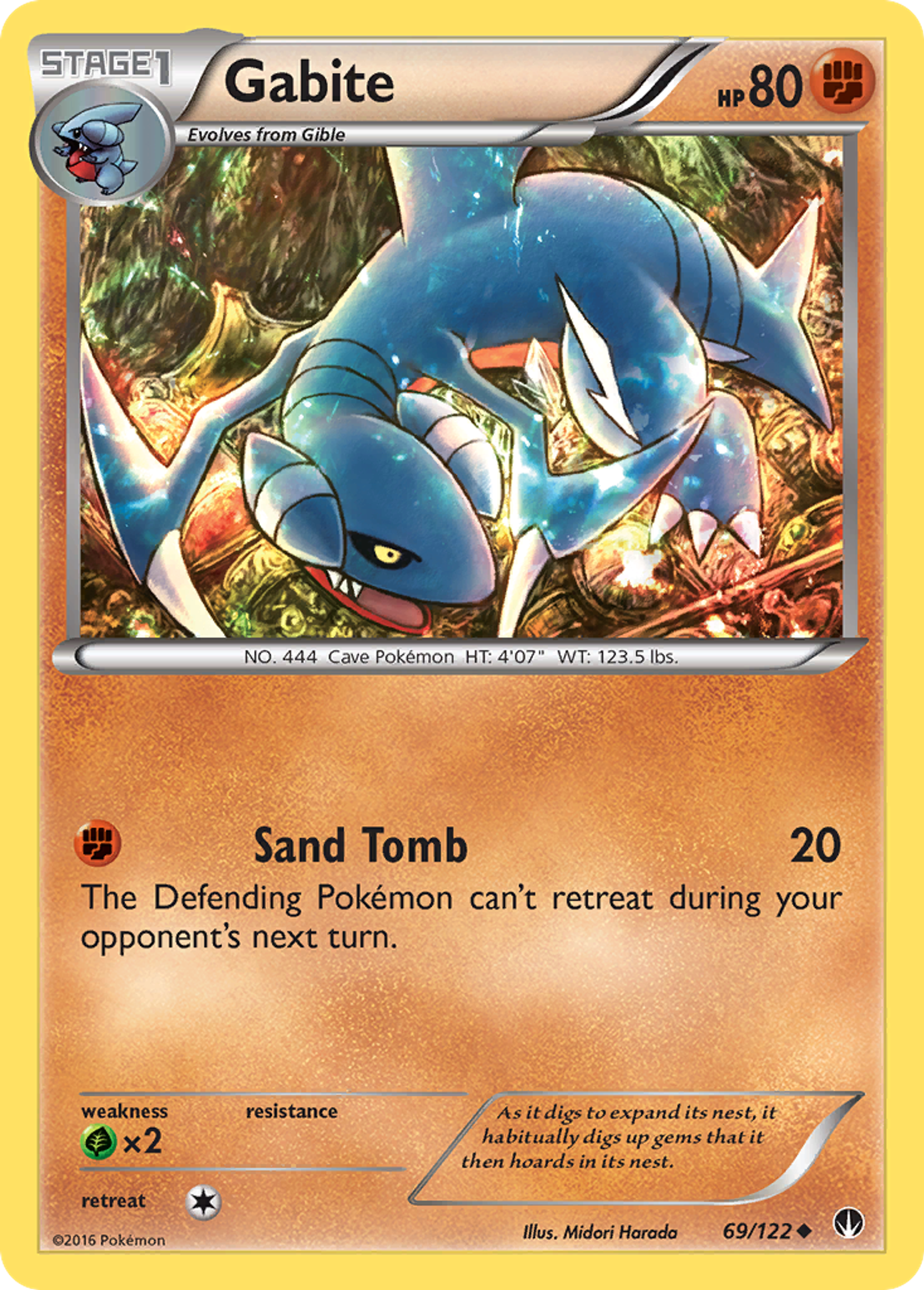 Gabite — XY - BREAKpoint — Pokemon