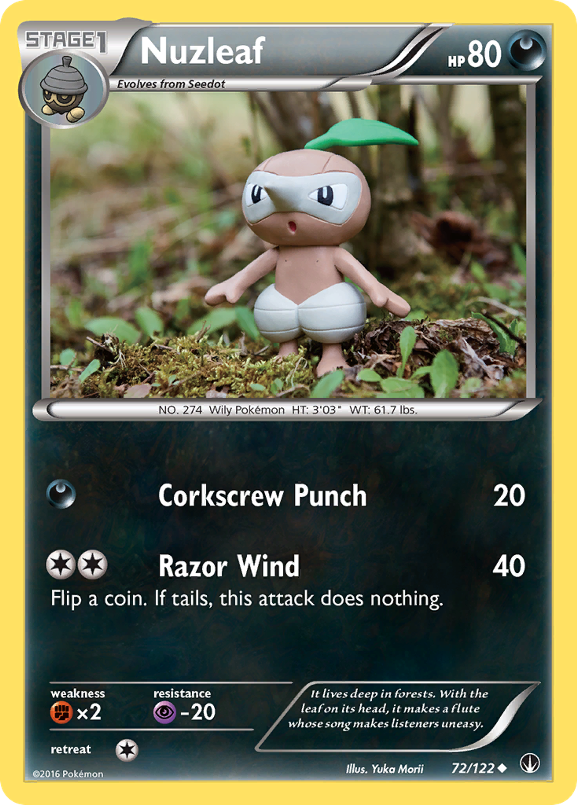 Nuzleaf — XY - BREAKpoint — Pokémon
