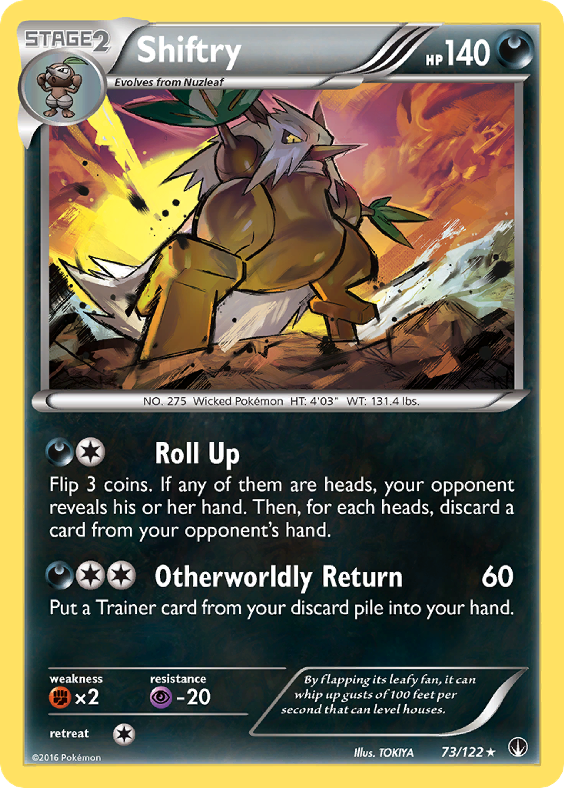 Shiftry — XY - BREAKpoint — Pokemon