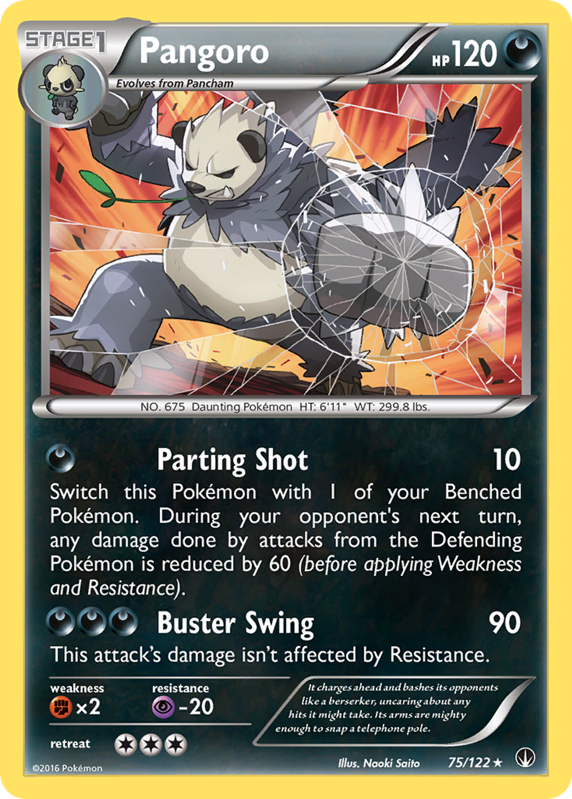 Pangoro — XY - BREAKpoint — Pokemon