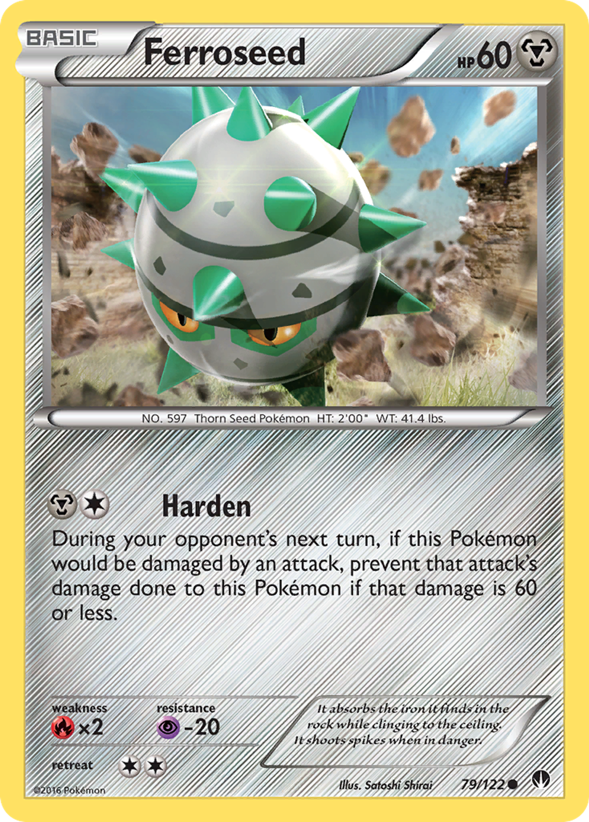 Ferroseed — XY - BREAKpoint — Pokémon