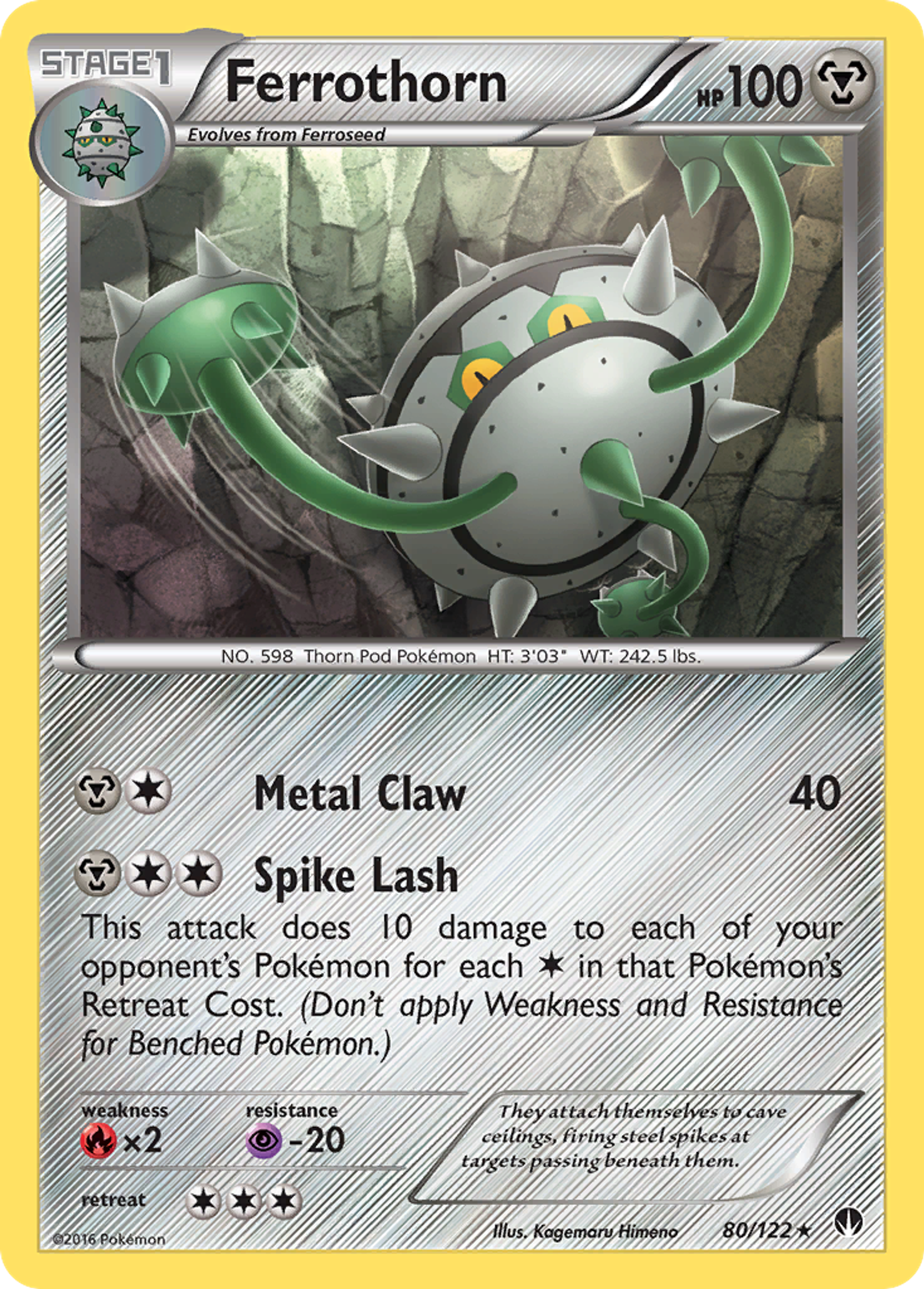Ferrothorn — XY - BREAKpoint — Pokemon
