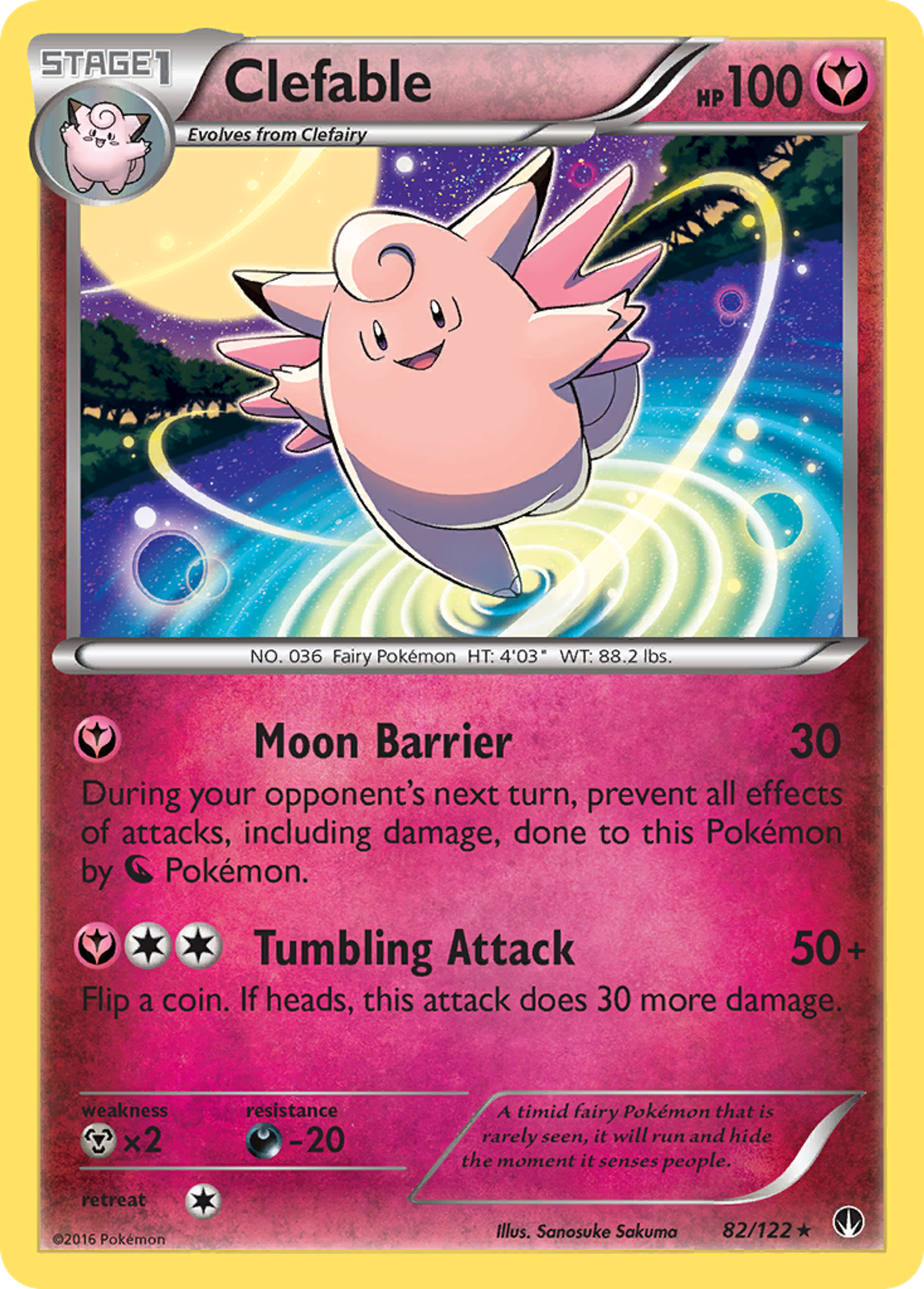 Clefable — XY - BREAKpoint — Pokemon