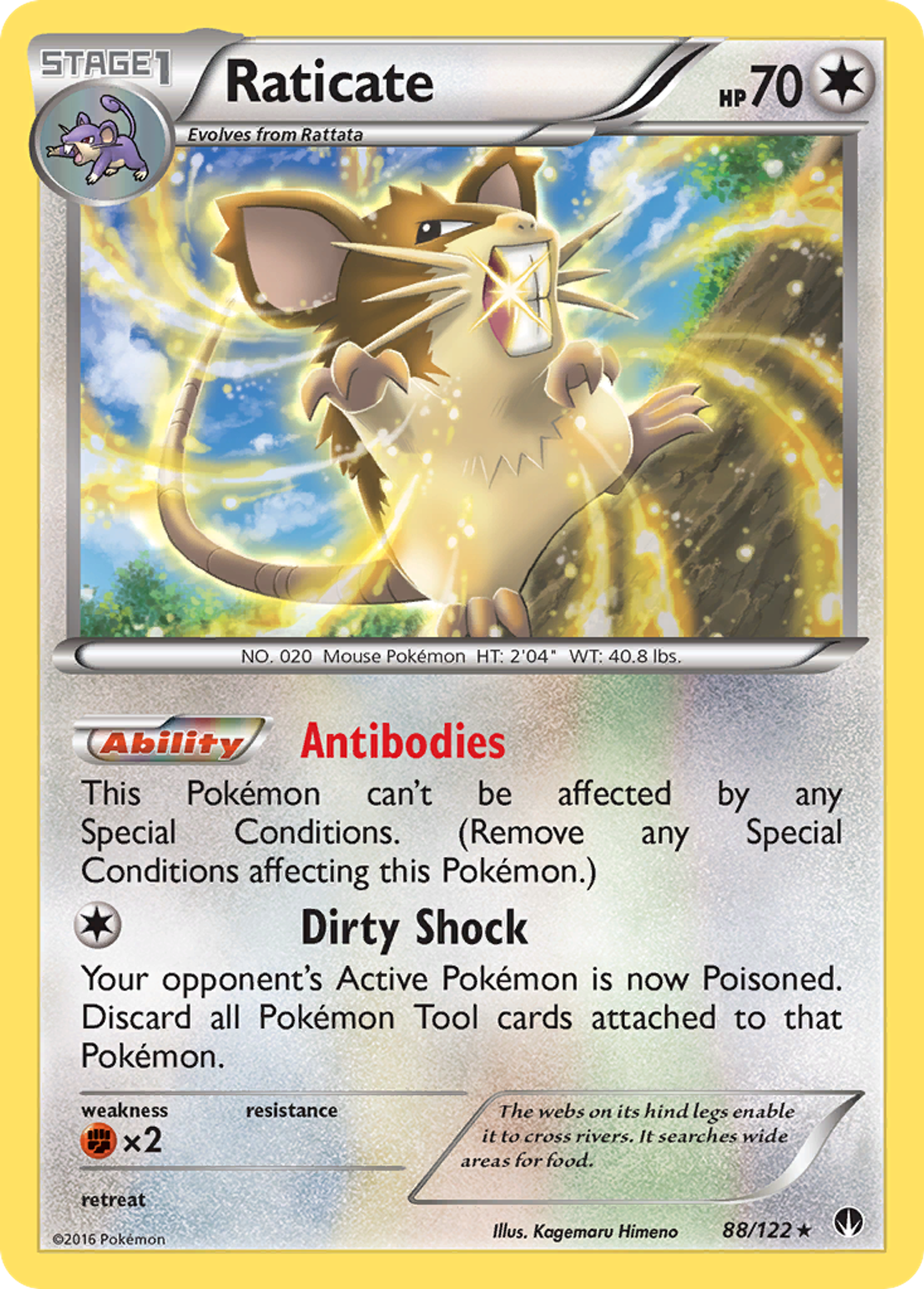 Raticate — XY - BREAKpoint — Pokemon