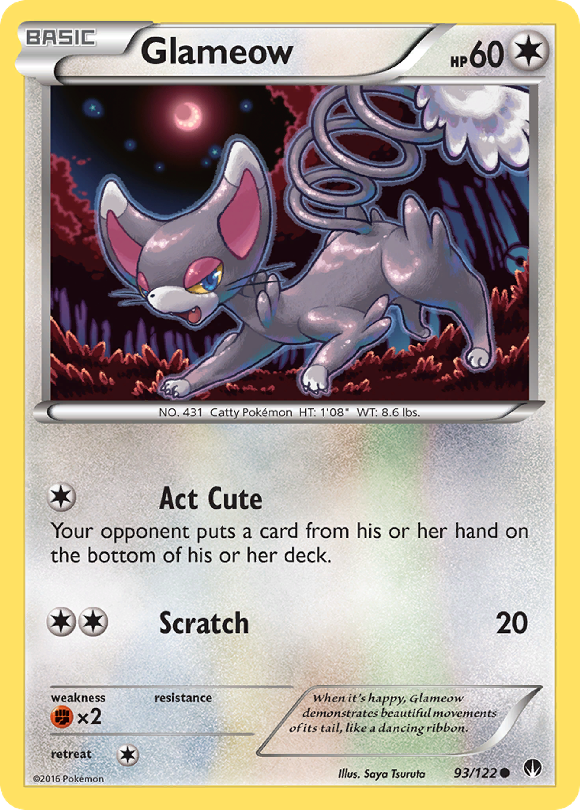 Glameow — XY - BREAKpoint — Pokemon