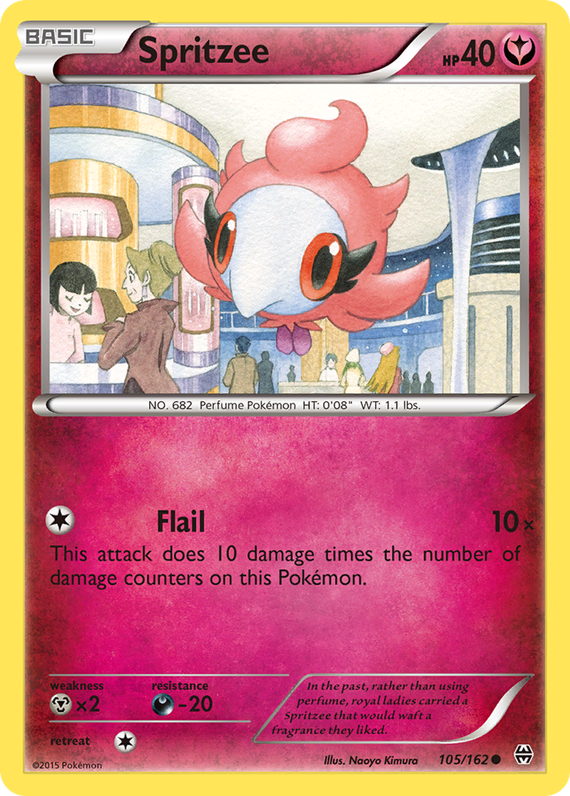 Spritzee — XY - BREAKthrough — Pokémon