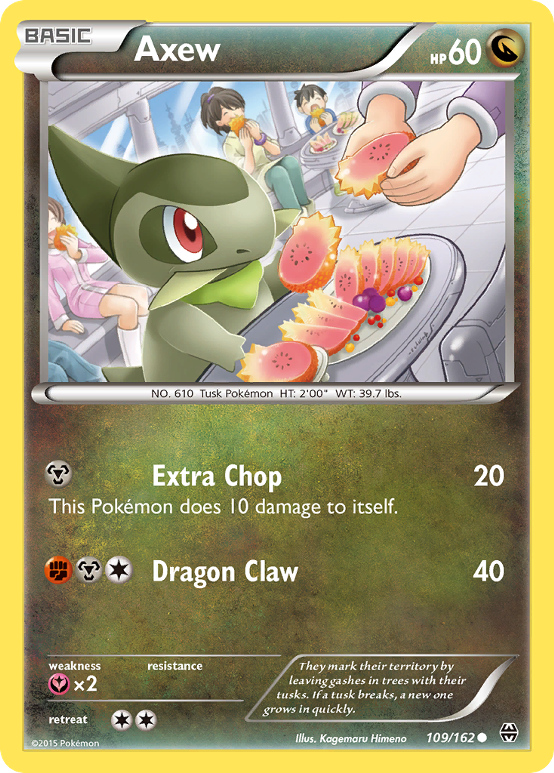 Axew — XY - BREAKthrough — Pokemon