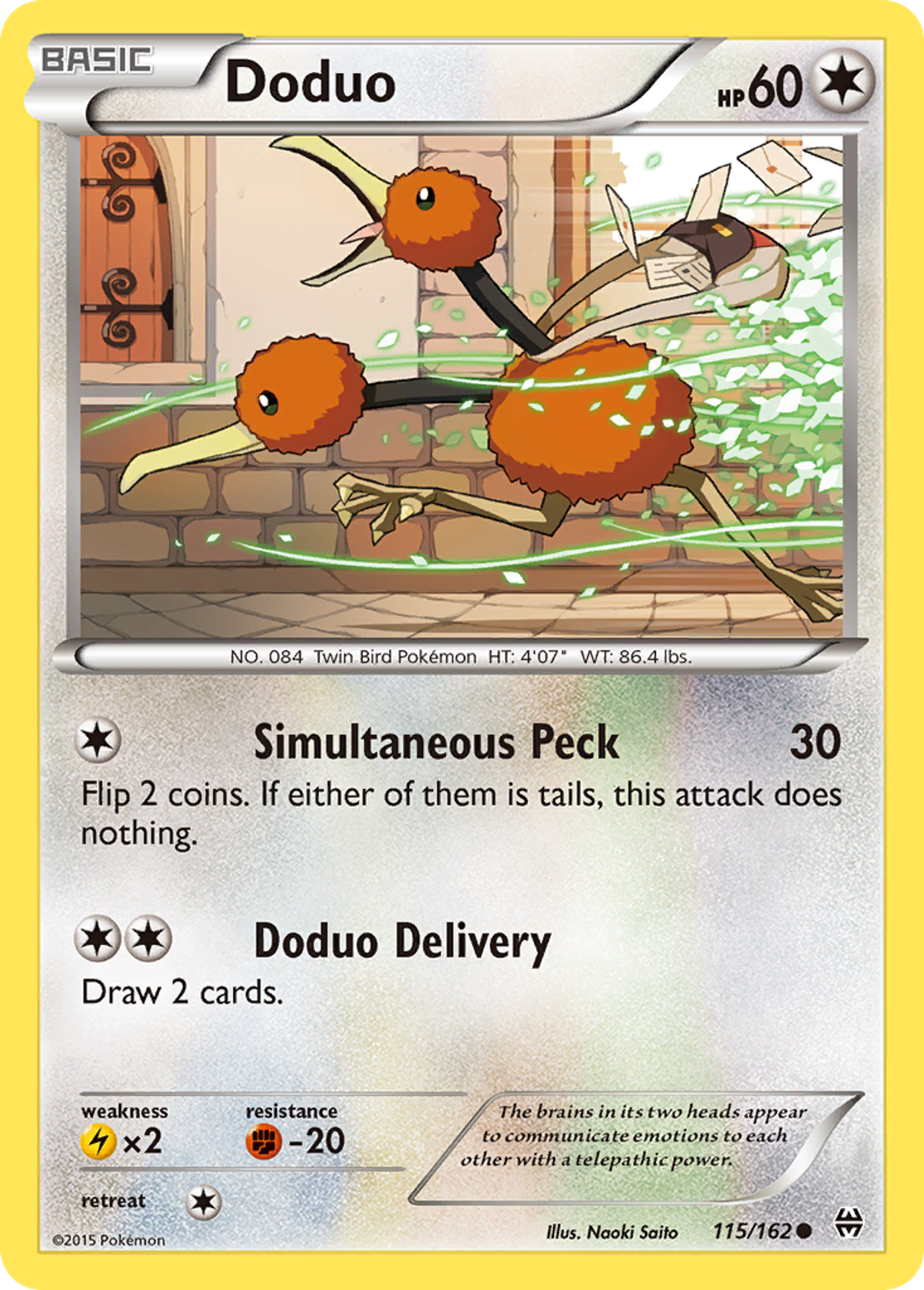 Doduo — XY - BREAKthrough — Pokémon