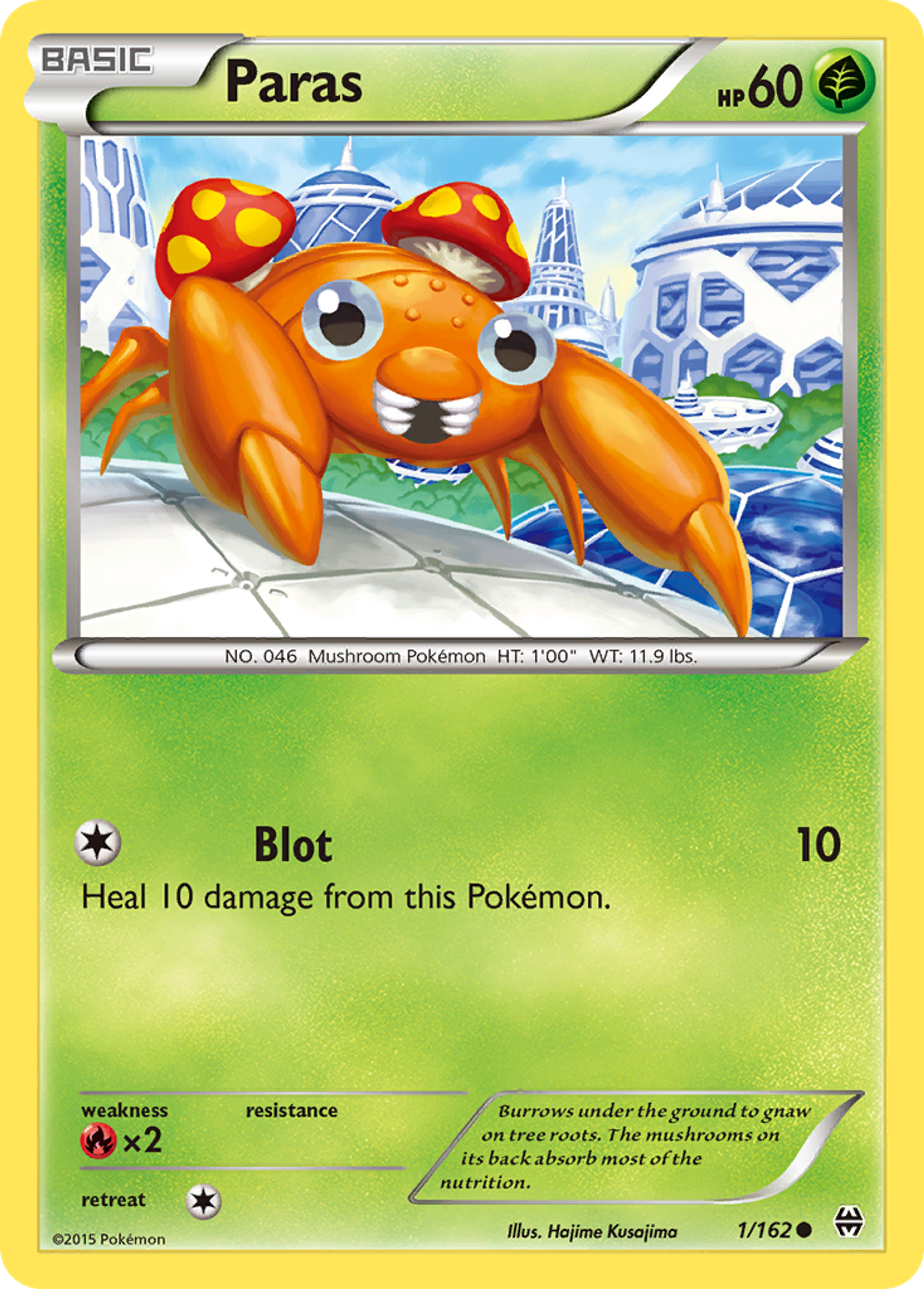 Paras — XY - BREAKthrough — Pokemon