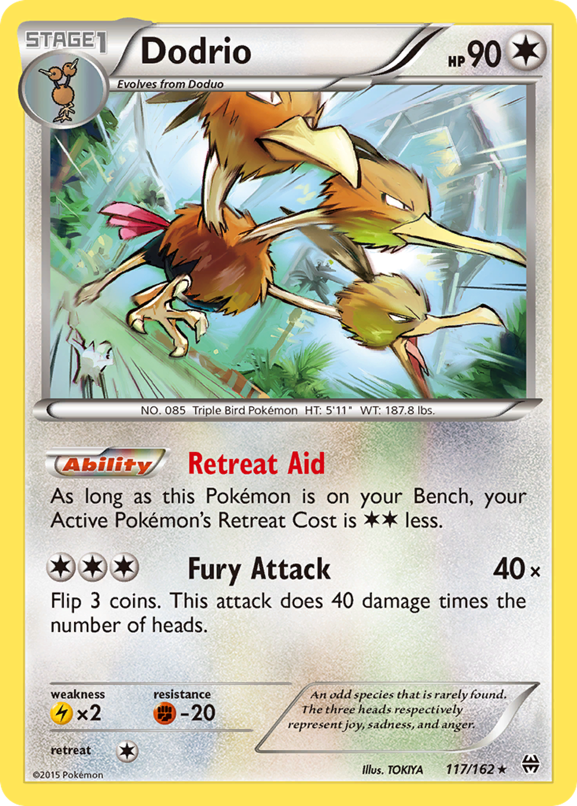 Dodrio — XY - BREAKthrough — Pokemon